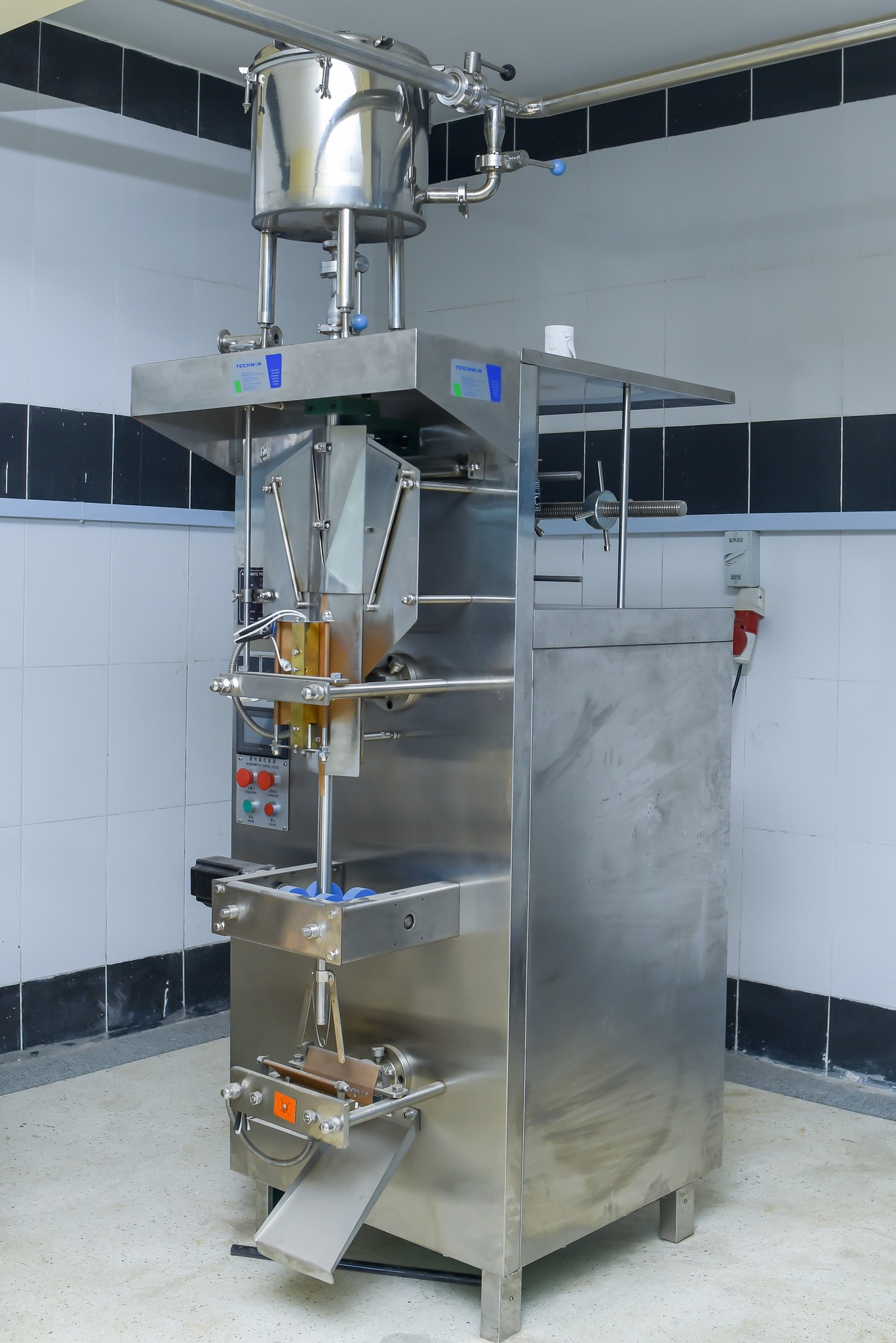 Techwin Limited - The milk pouch packaging machine is a... | Facebook