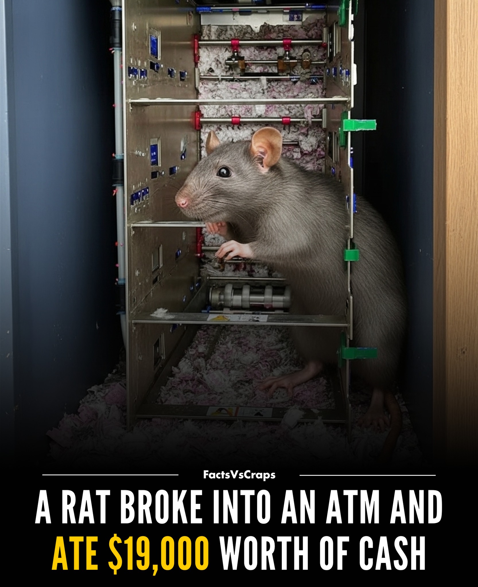 Facts - Did a Rat Just Pull Off the World’s Strangest Bank Heist? When ...