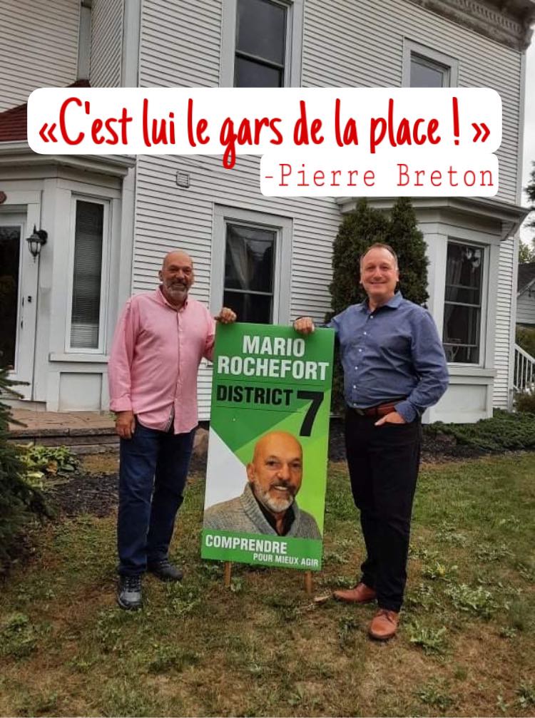 🔴... - Rochefort Mario-Candidat du district 7- Ville de Granby