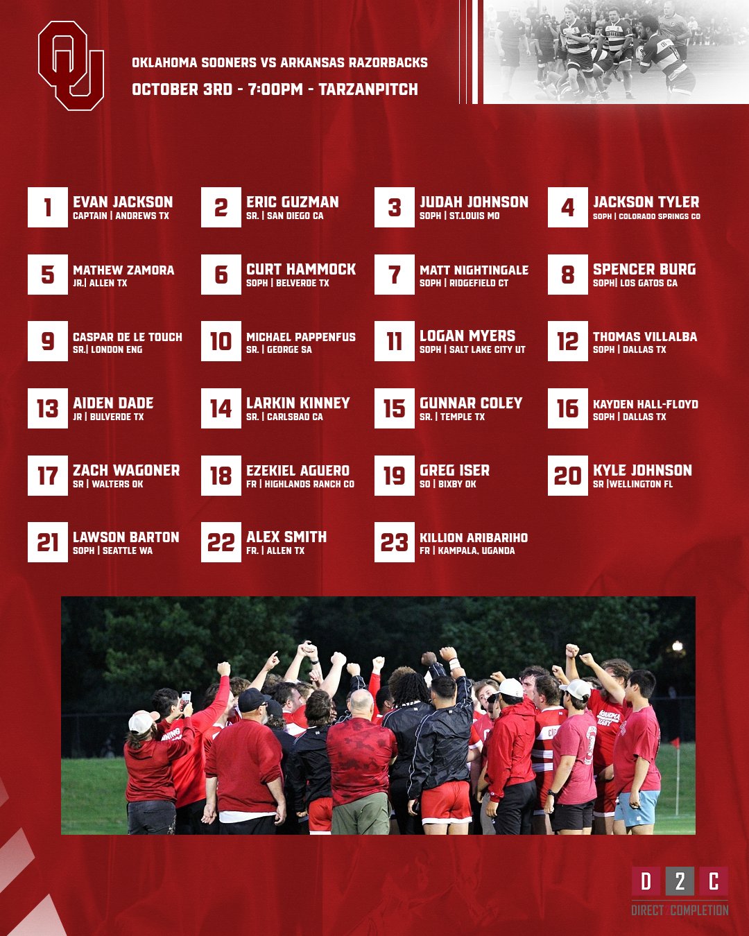 University of Oklahoma... - University of Oklahoma Rugby