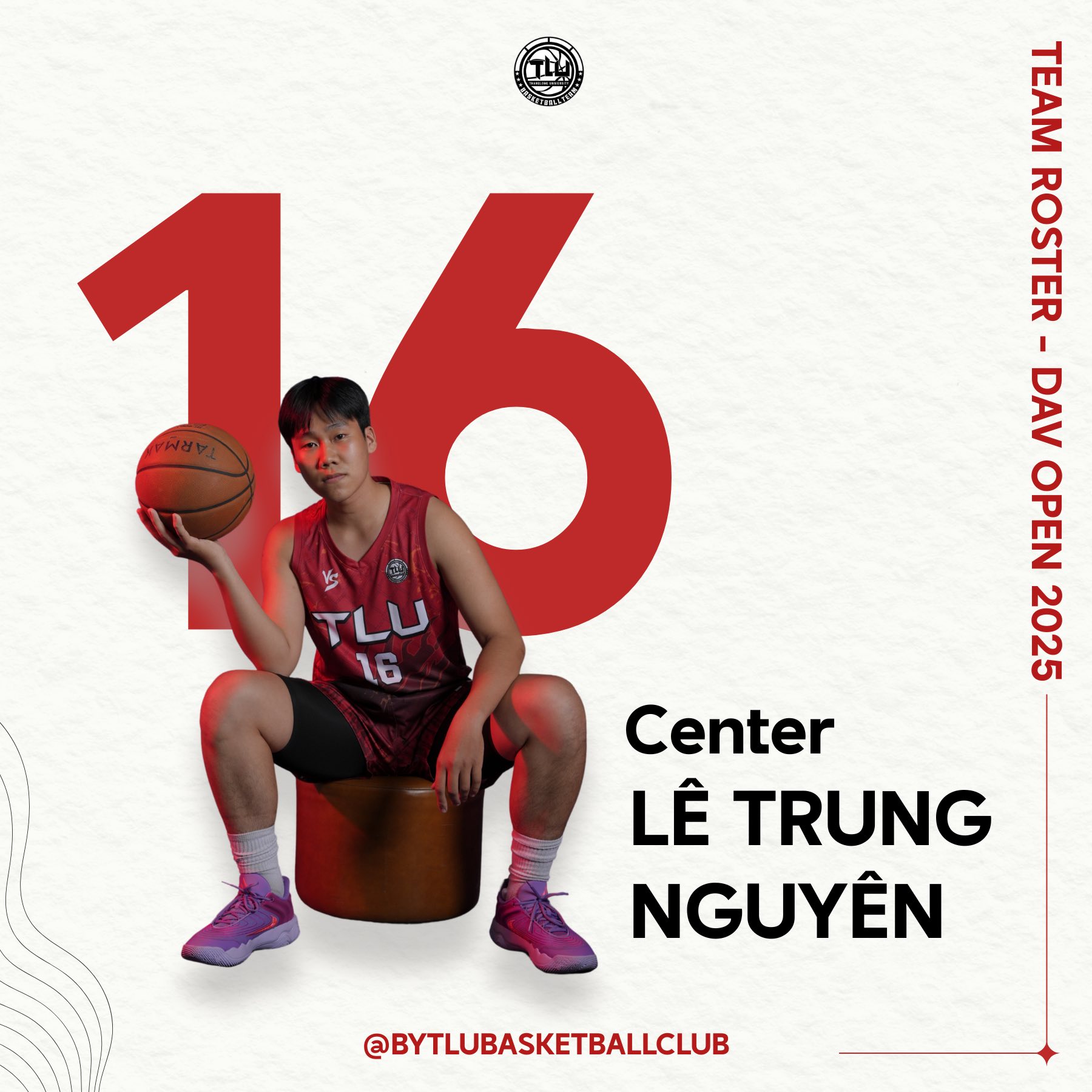 [𝐓𝐋𝐔 𝐓𝐄𝐀𝐌 𝐑𝐎𝐒𝐓𝐄𝐑 - 𝐃𝐀𝐕 𝐎𝐏𝐄𝐍... - Bóng rổ Đại học Thăng Long | Facebook