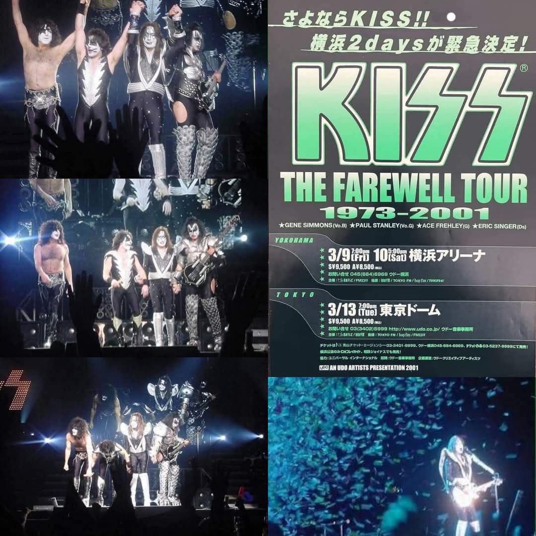 Kiss performs at Fuji Speedway in Japan on July 23, 2006