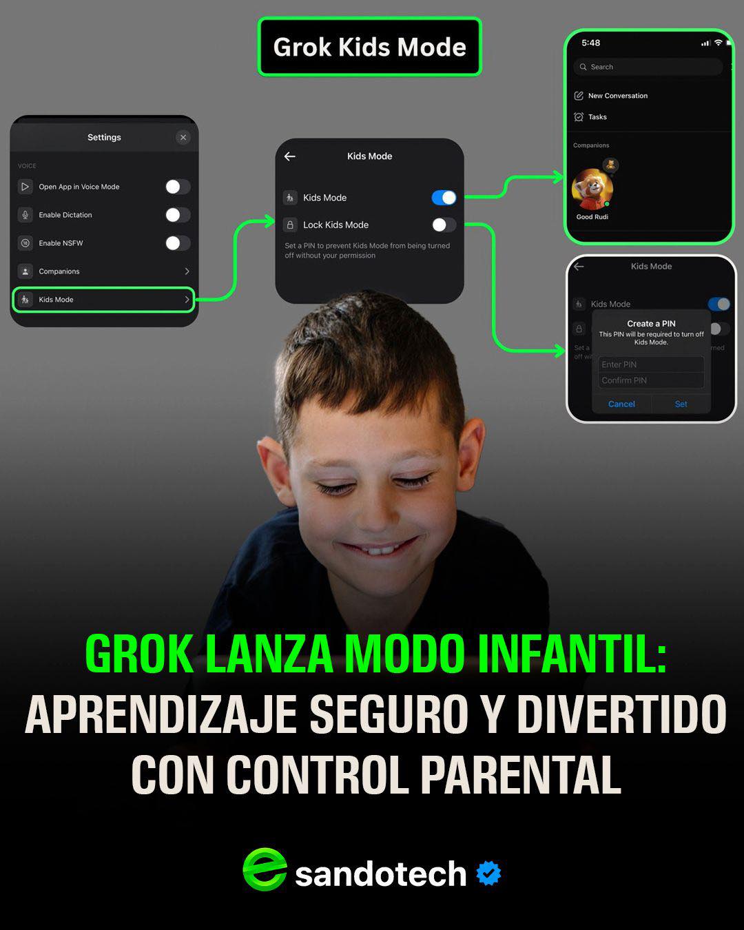 Esando - 🚨 Última Hora: Grok sorprende con su nuevo Modo Infantil ...