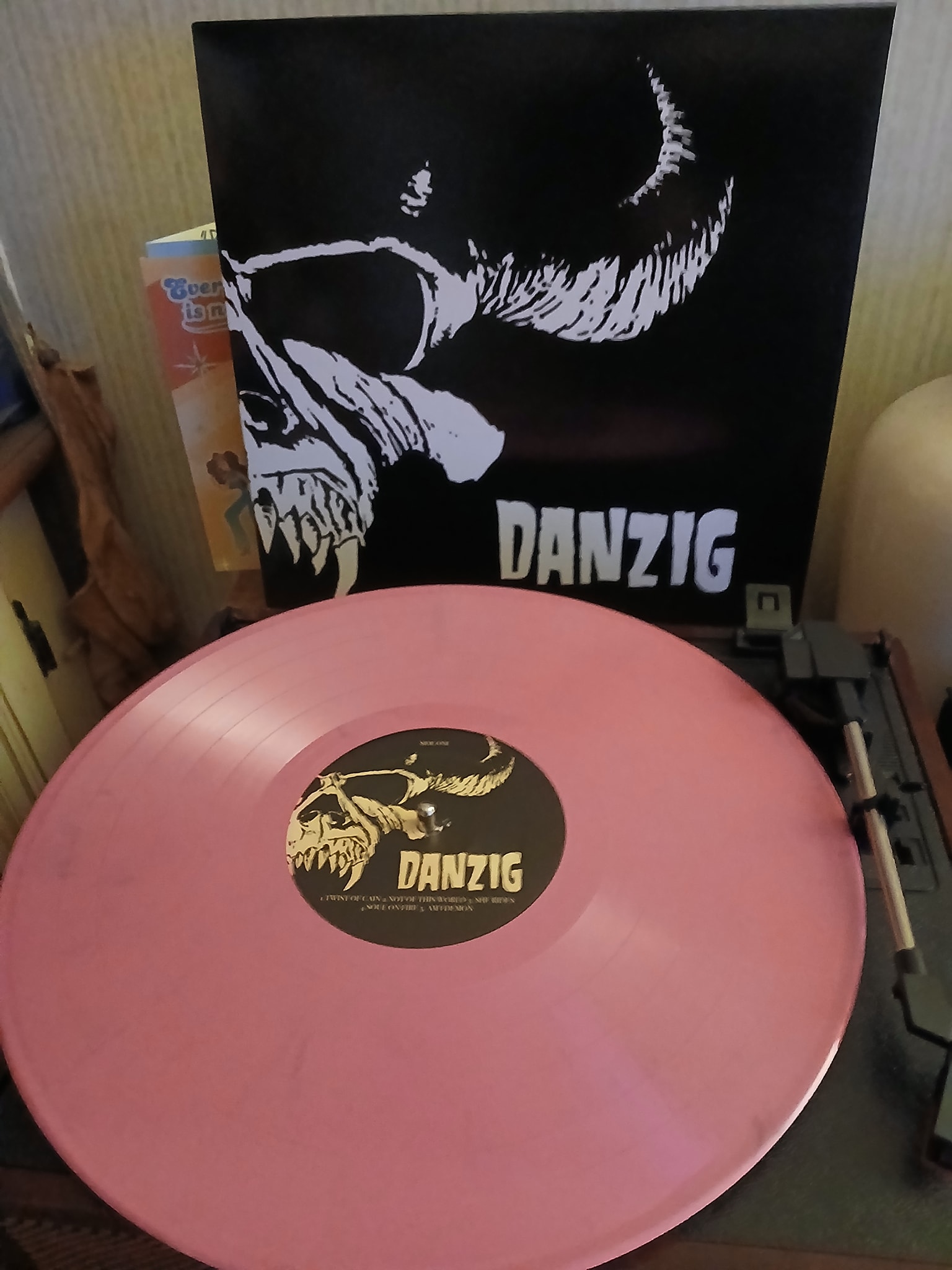 Danzig's 1988 self-titled album on pink vinyl