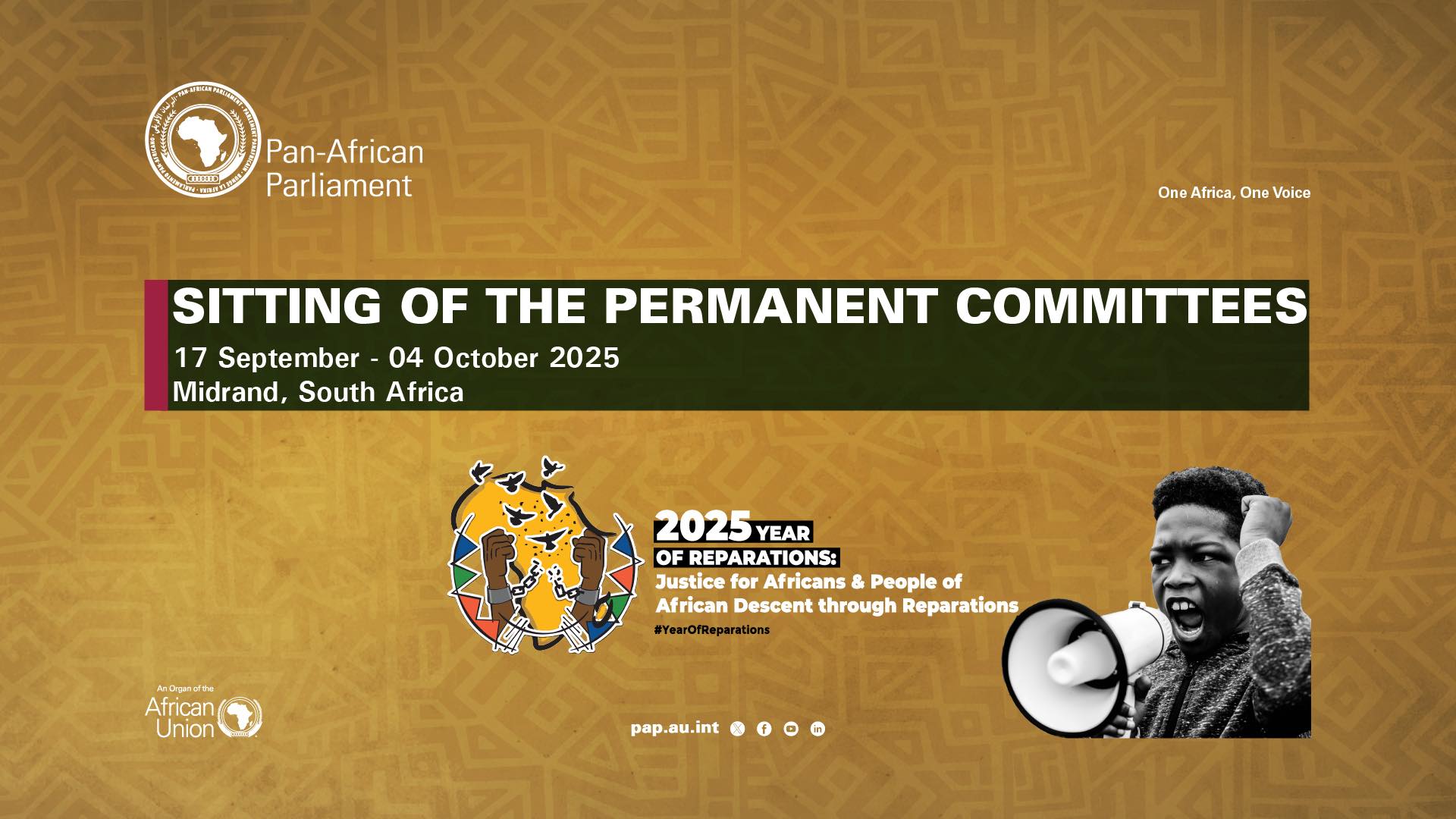 The Sitting of the Permanent... - Pan African Parliament | Facebook