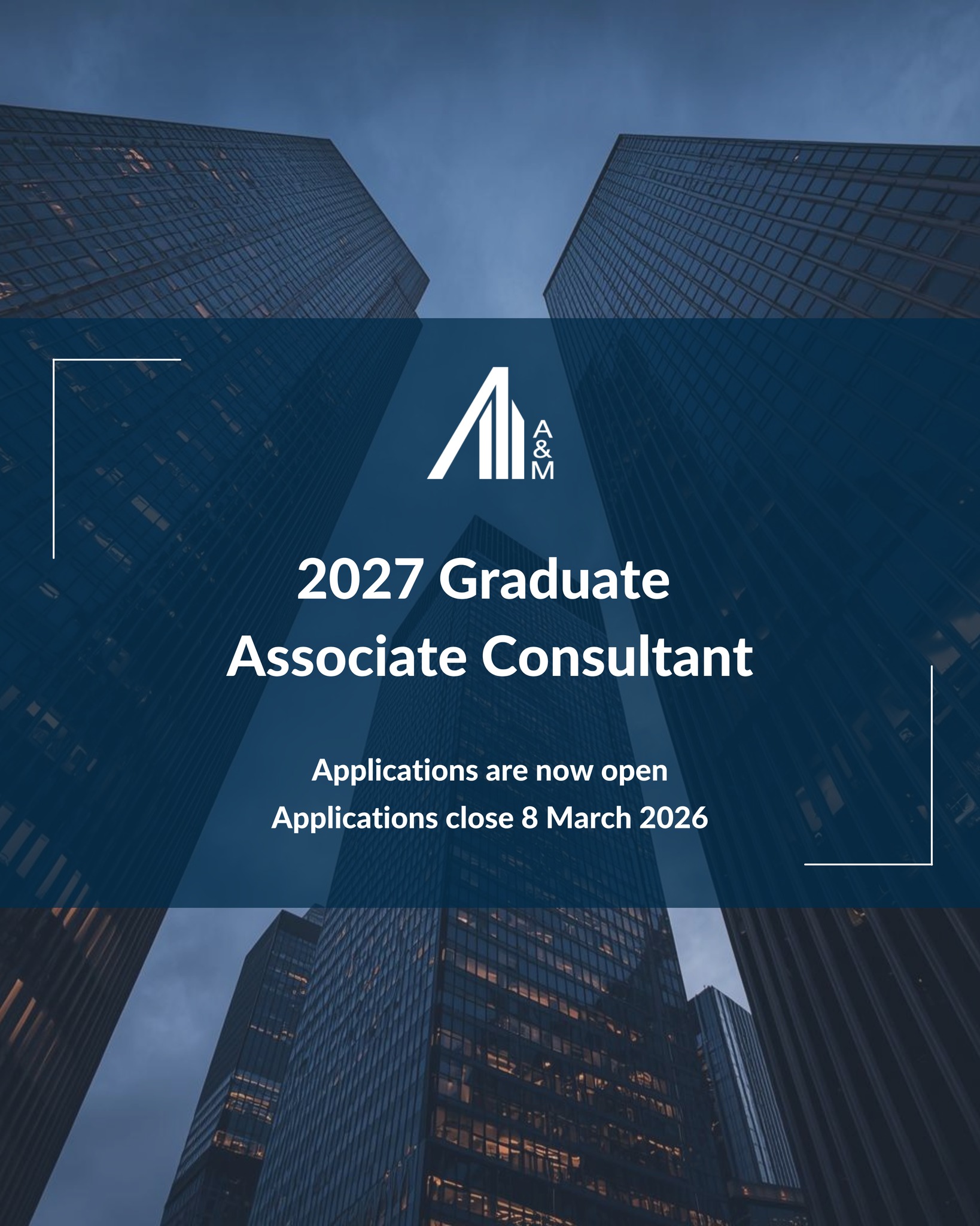 FMAA - Applications are now open for A&Ms 2027 Graduate Intake! This is ...