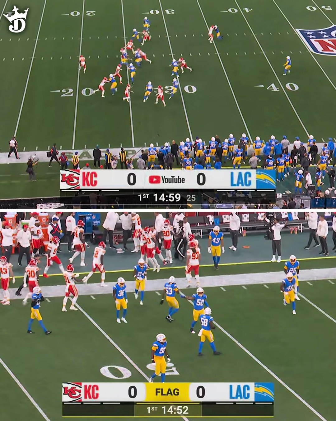 DraftKings - NEW SCOREBUG ALERT 🚨 YouTube is broadcasting their first ...