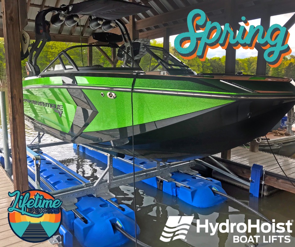 Lifetime - 🌸🚤 Spring Into Boating Season with a HydroHoist Lift from ...