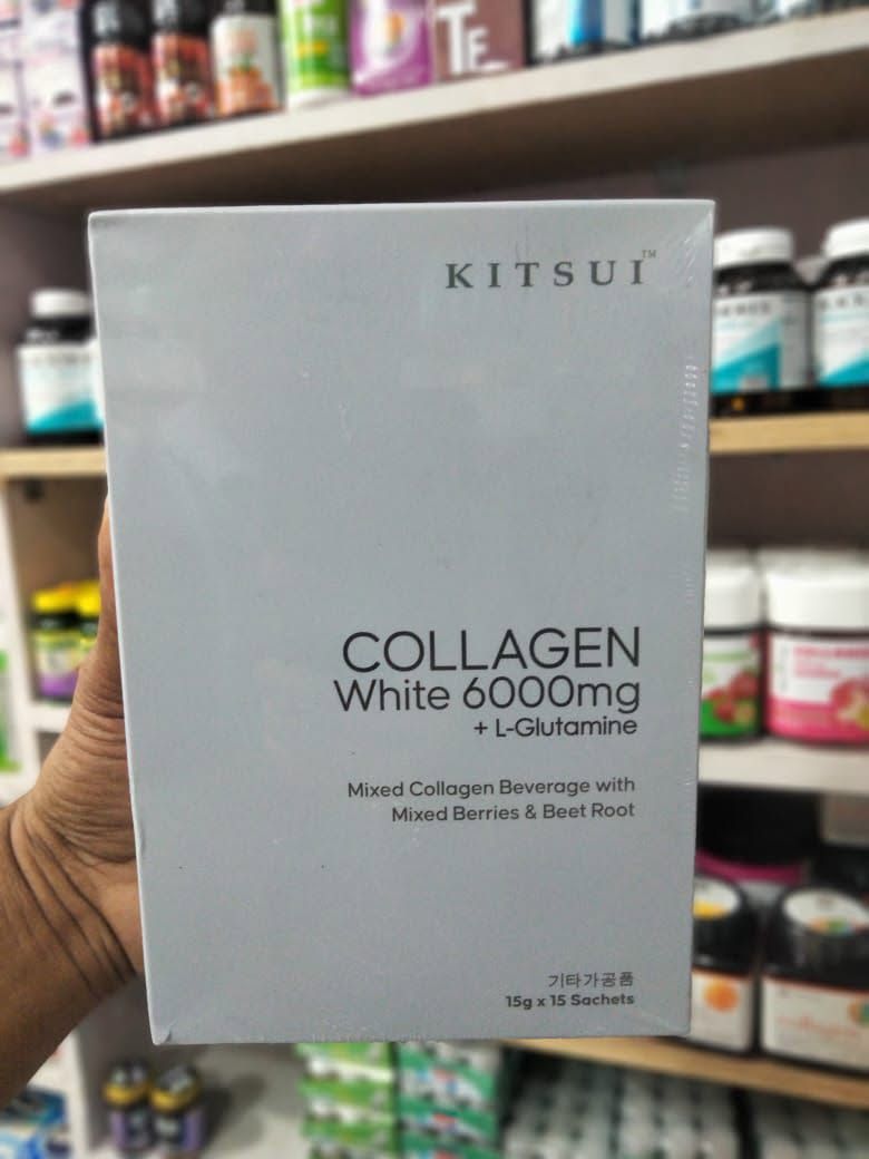💊 Kitsui Collagen White 6000mg + L Glutathione
