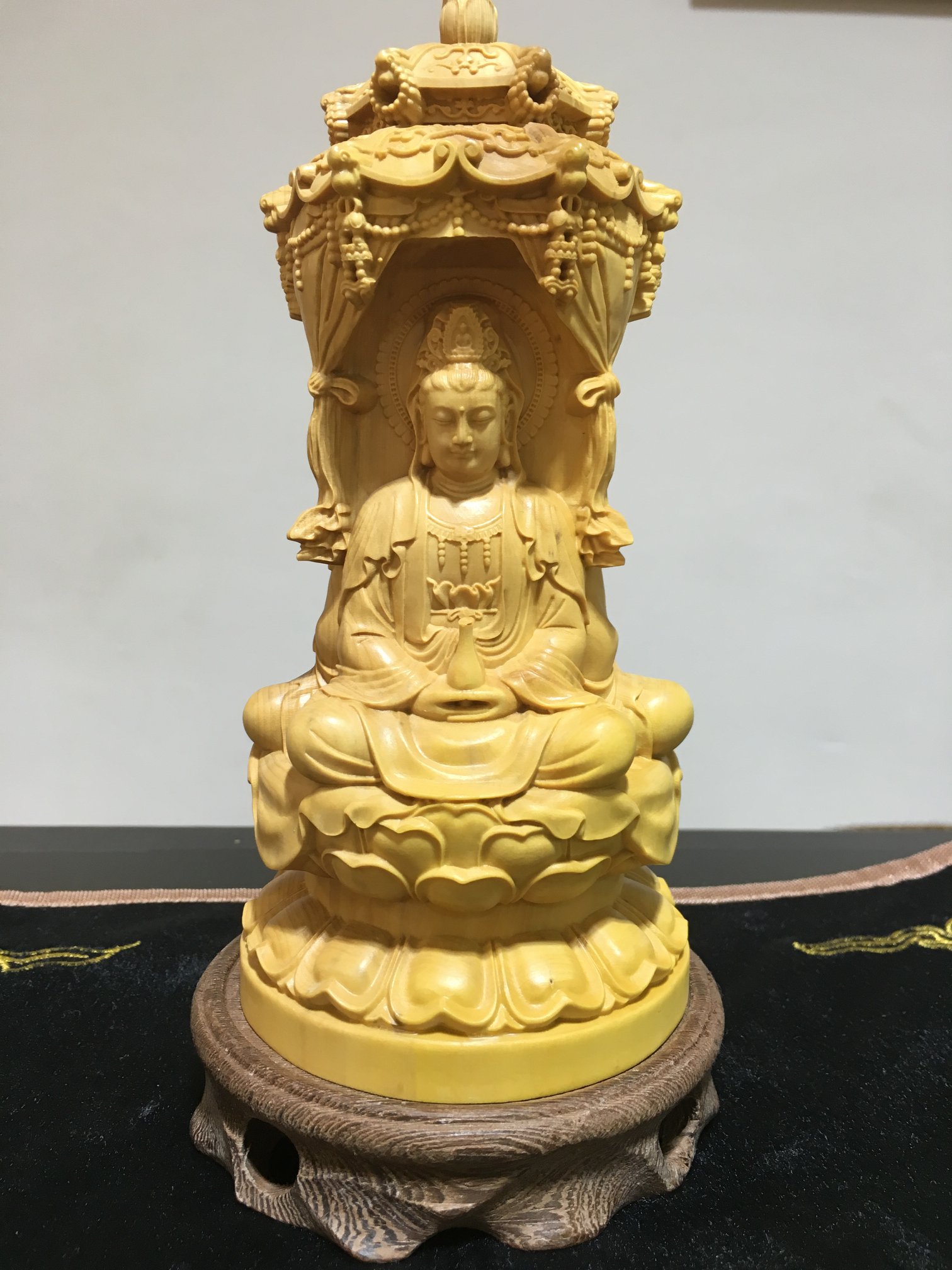 品名Product】精装三圣（如来，观音，大势至-白衣） 【尺寸Size 】16寸