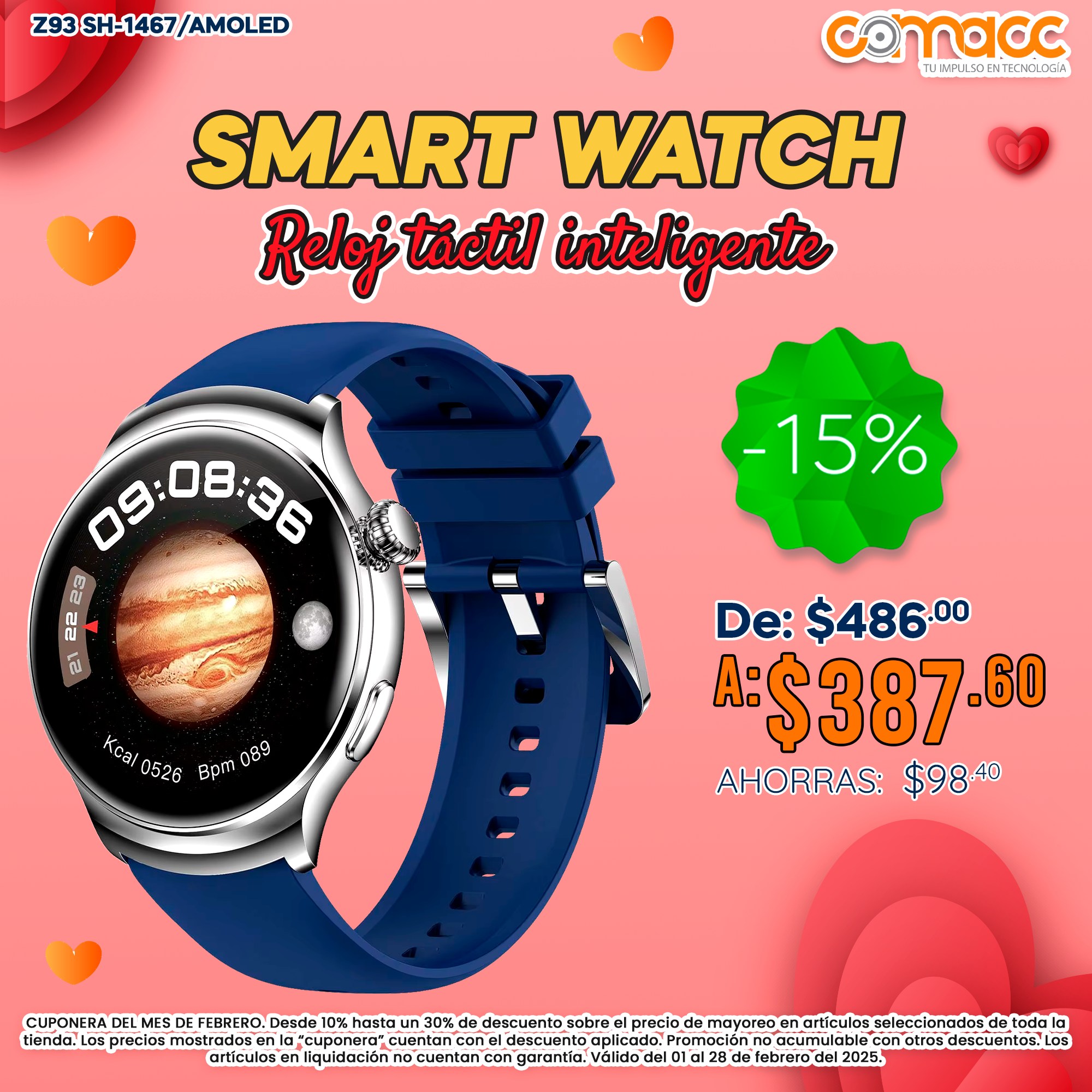 Comacc - ⌚ SMART WATCH PRO Z93 SH-1467/AMOLED 🌟 Estilo y... | Facebook