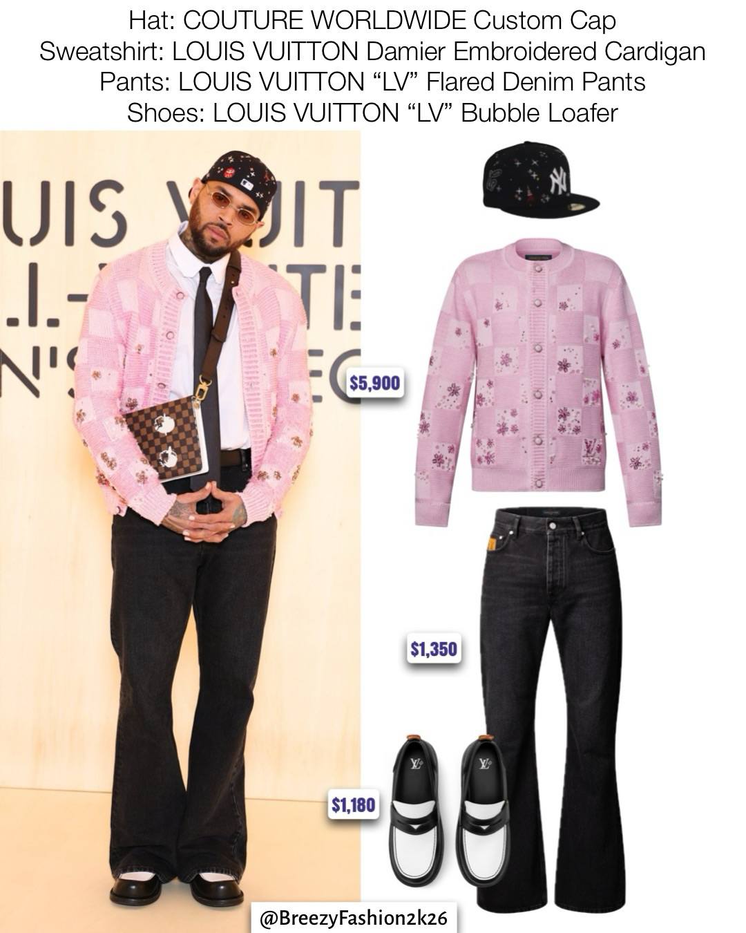 how does chris brown dress A look at Brown's outfit breakdown 😳 chris brown outfits 2025
