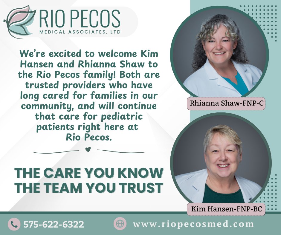 Big News at Rio... - Rio Pecos Medical Associates, LTD | Facebook