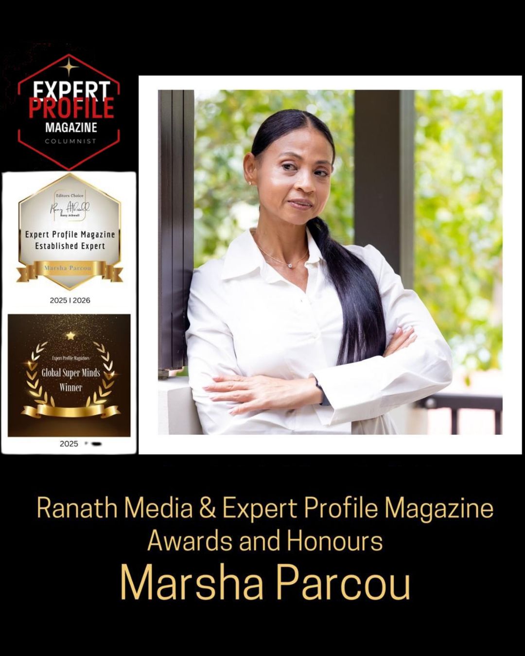 Marsha - Im delighted and honoured to be recognised by Expert Profile ...