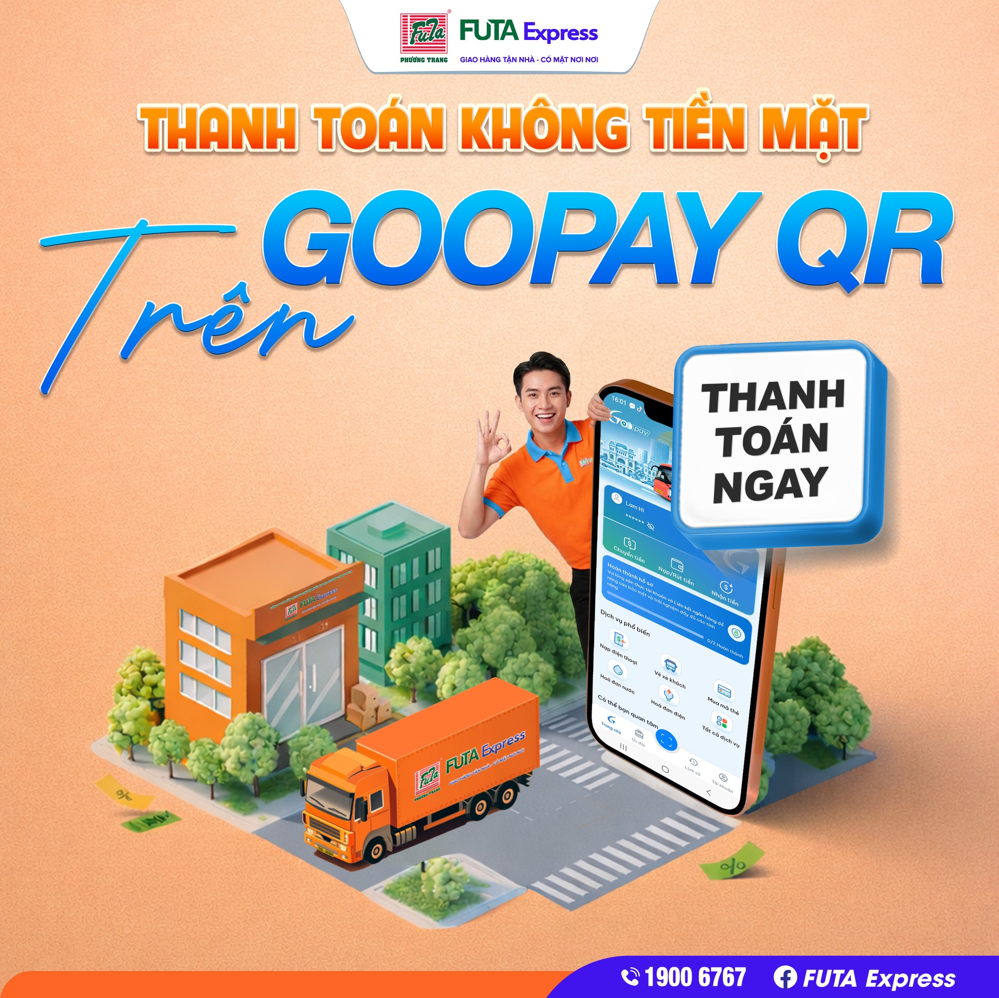 Phương - 💳 THANH TOÁN GOOPAY QR TẠI FUTA EXPRESS Giao dịch gọn hơn ...