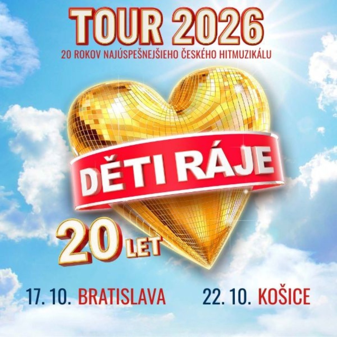 Ticketportal SK - 𝐃𝐞̌𝐭𝐢 𝐫𝐚́𝐣𝐞 – 𝐡𝐚𝐥𝐨𝐯𝐚́ 𝐭𝐨𝐮𝐫 𝟐𝟎𝟐𝟔 17. a... | Facebook