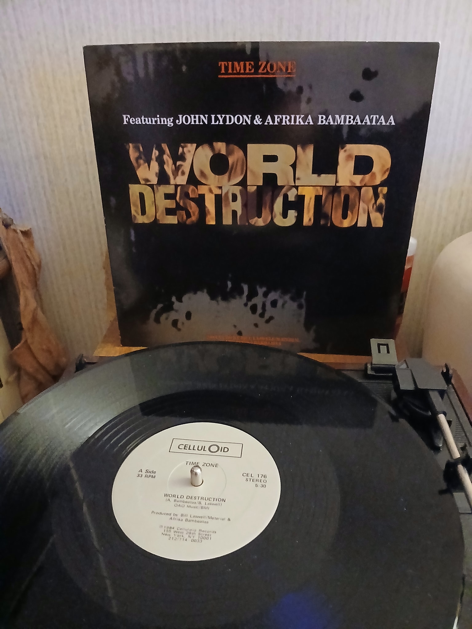 John Lydon and Afrika Bambaataa's song World Destruction