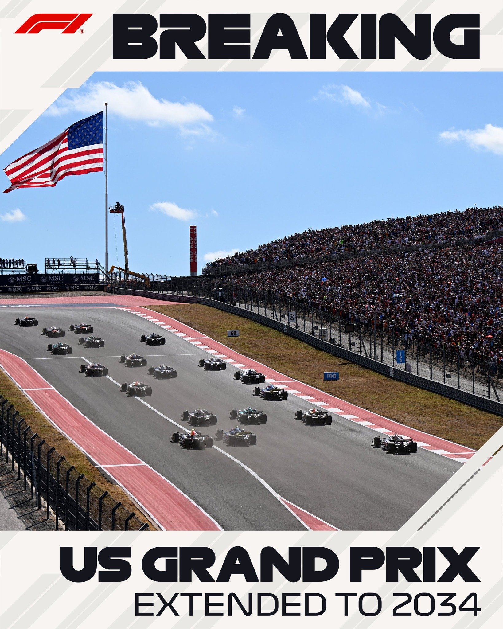 Formula - #BreakingNews USGP สนาม COTA ต่อสัญญาจัดแข่ง F1 ถึงปี 2034 ...