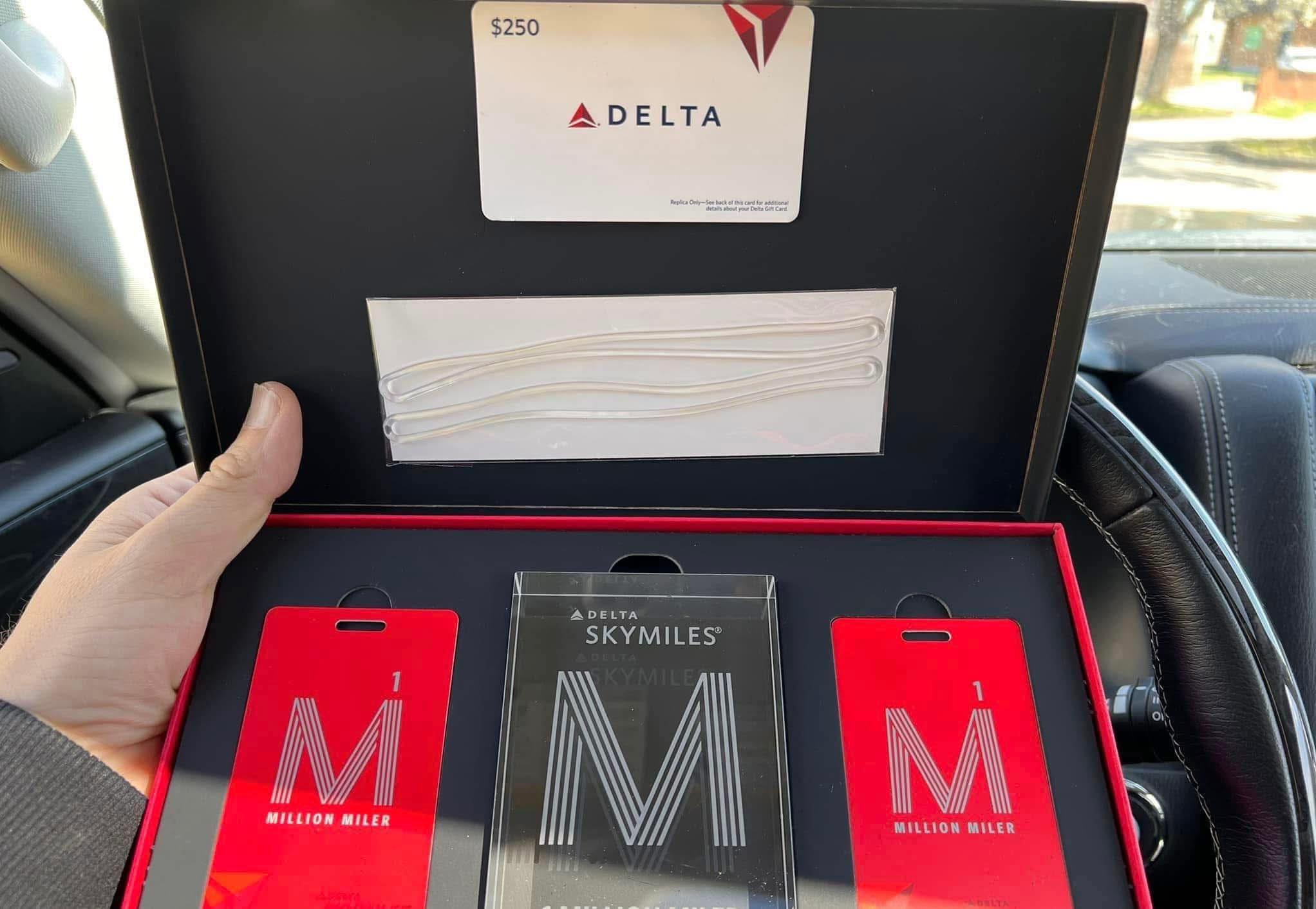 Delta always makes me feel appreciated!!!!!! A $250 Gift Card, an