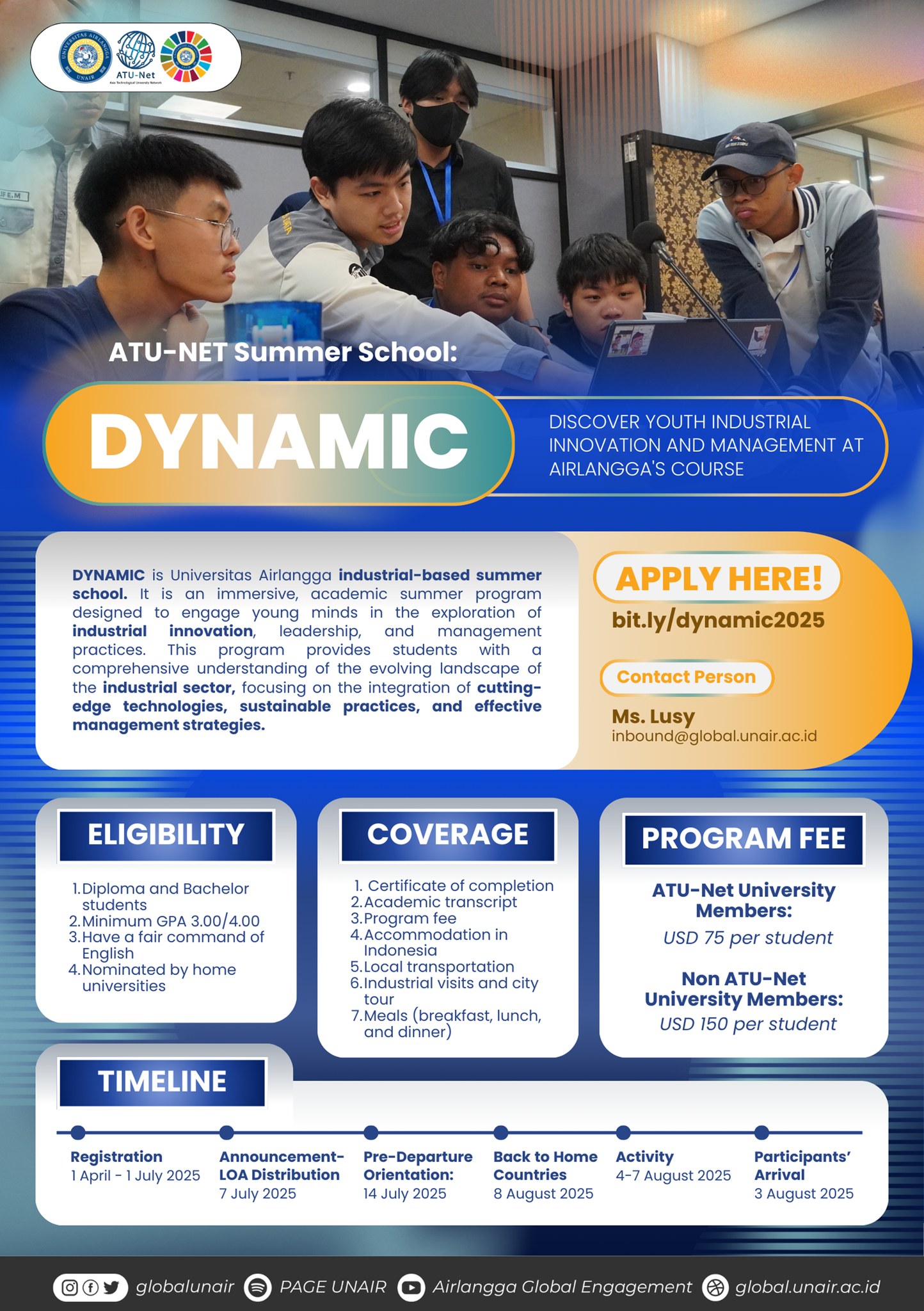 🌟 ATU-Net Summer School 2025:... - Kmutt Internationalization | Facebook
