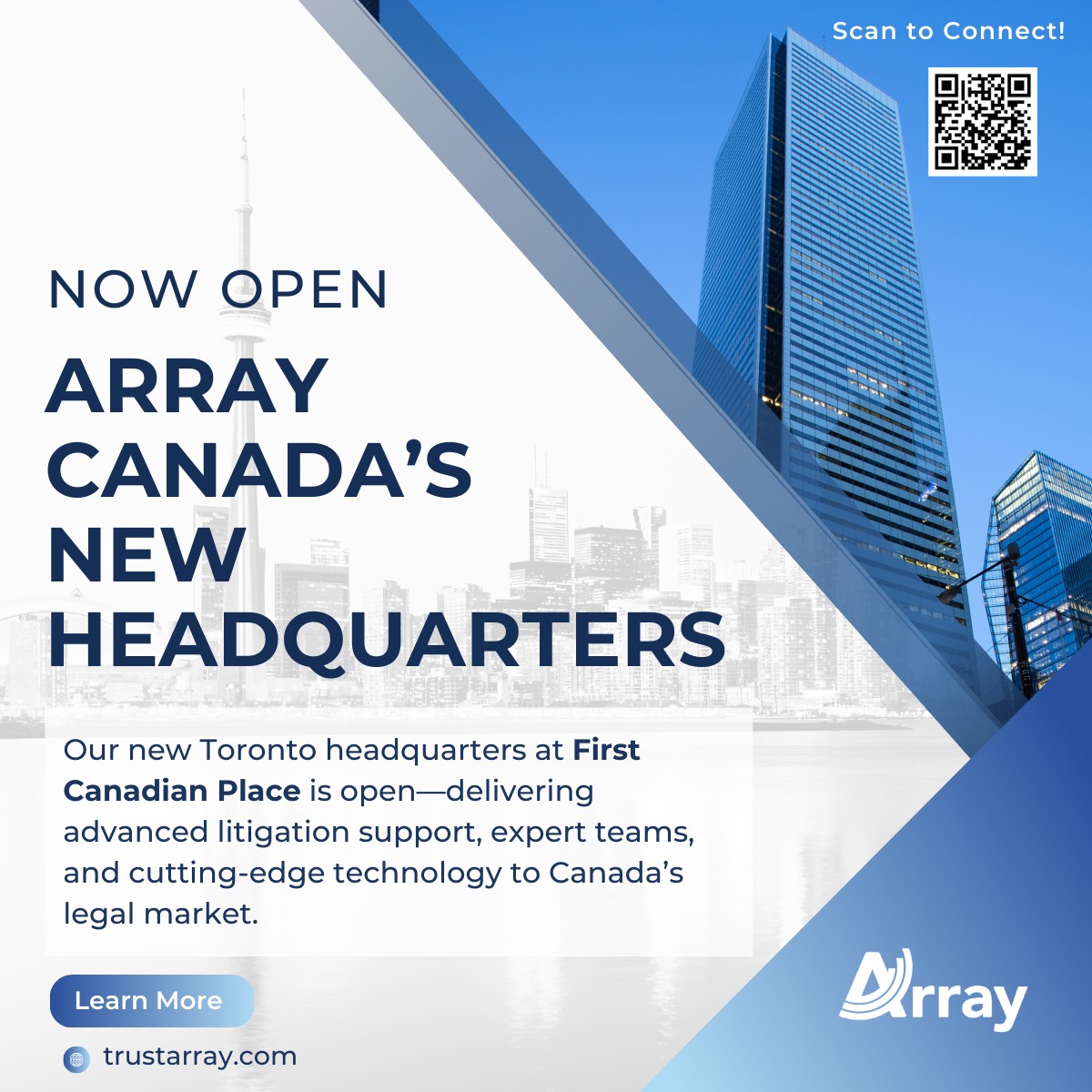 trust Array - Big news: Array Canada has a new home! Our... | Facebook