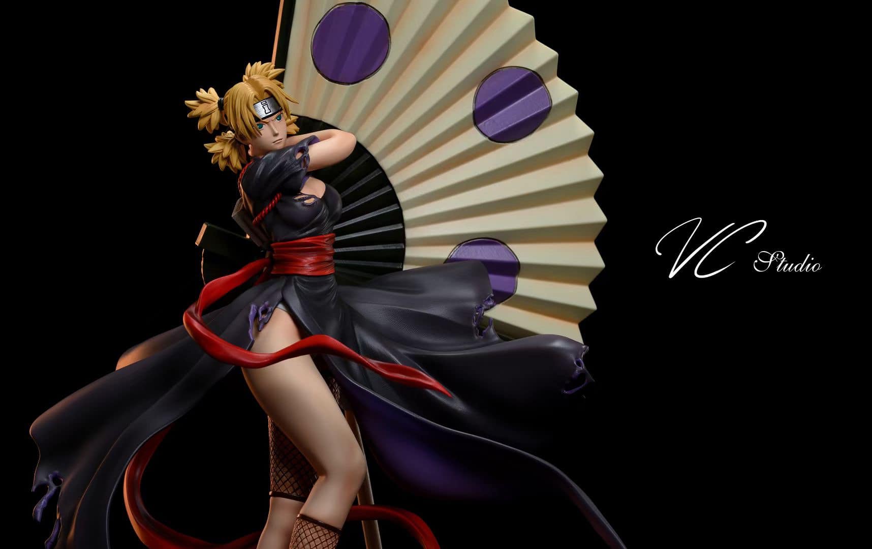 VC studio 作品：火影女忍1:6第一弹手鞠尺寸：高37.5CM深17CM宽23CM 标