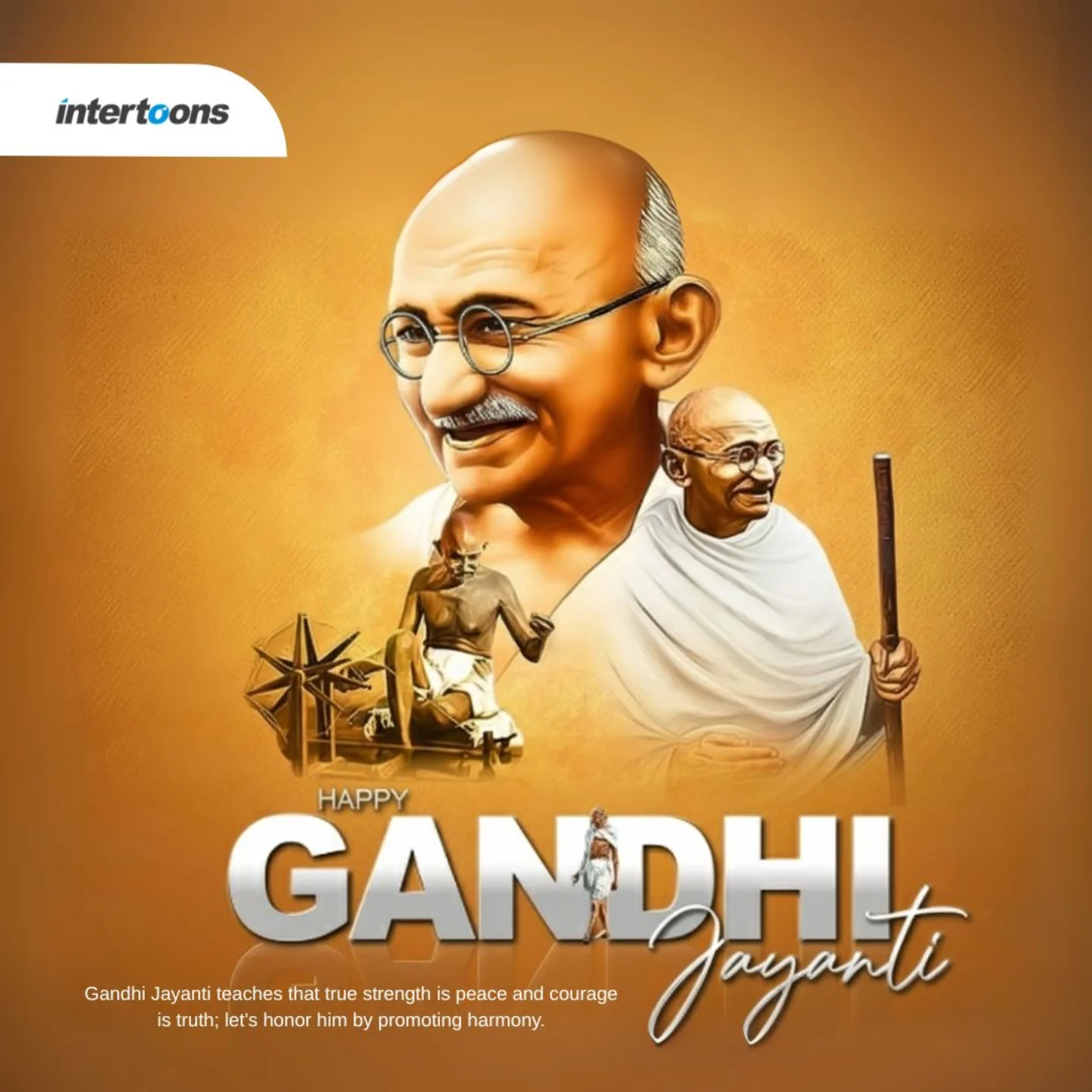 intertoons - Honoring the legacy of Mahatma Gandhi – a symbol of peace ...