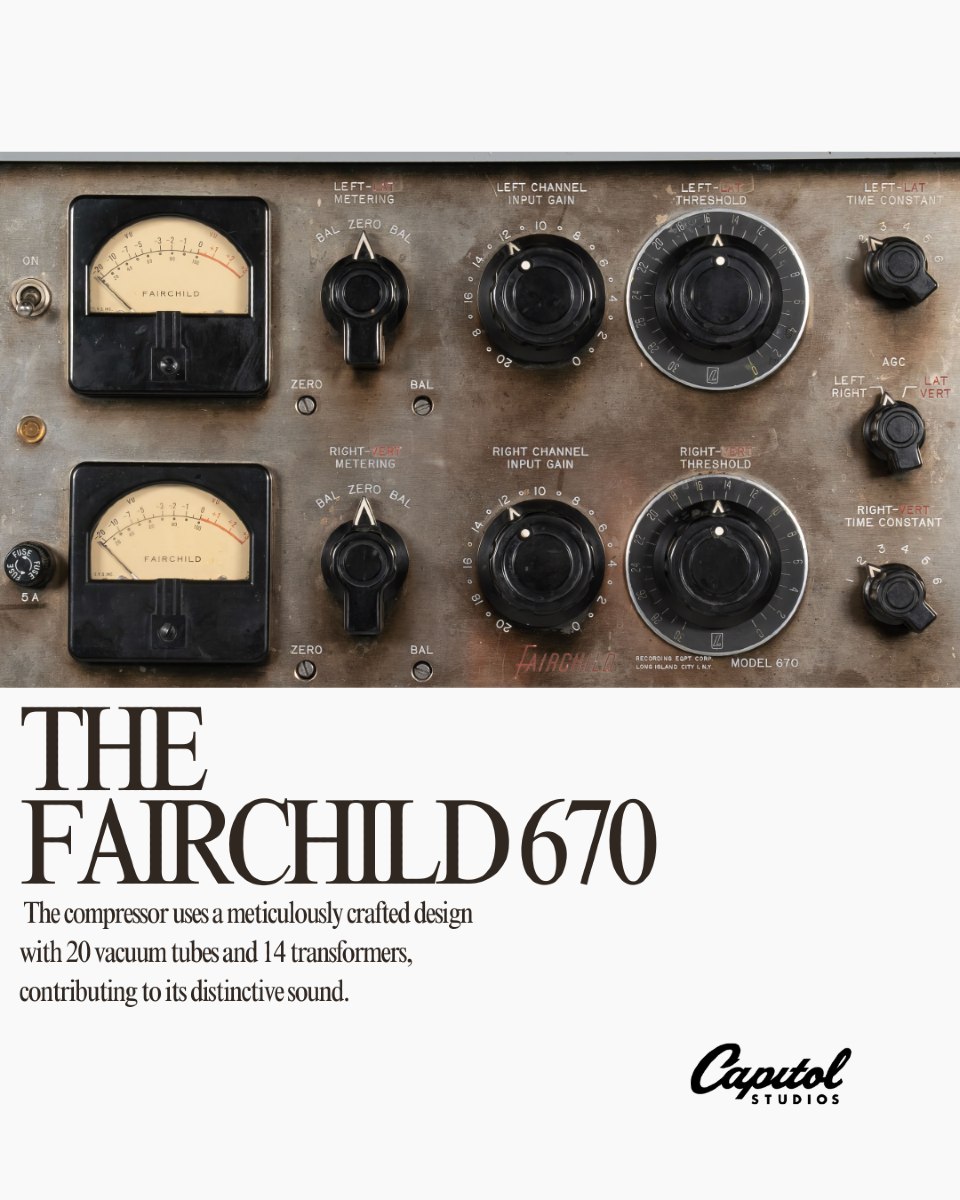 Fairchild 670 compressor at Capitol Studios