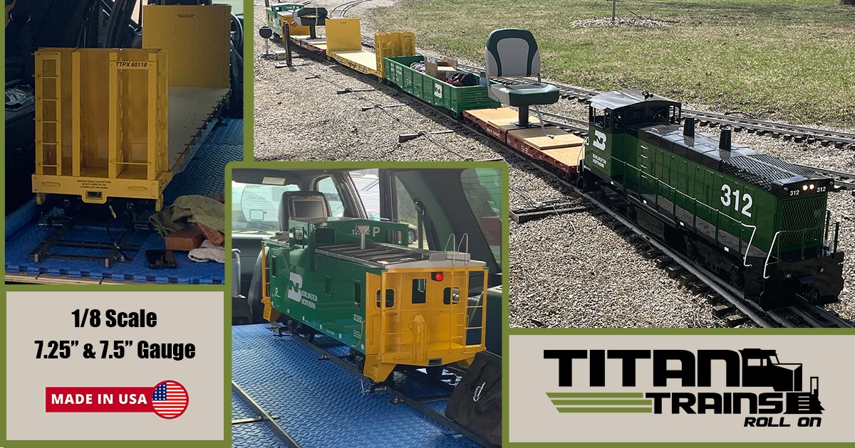 Titan - Looks like the new cars made it home to their train! https ...