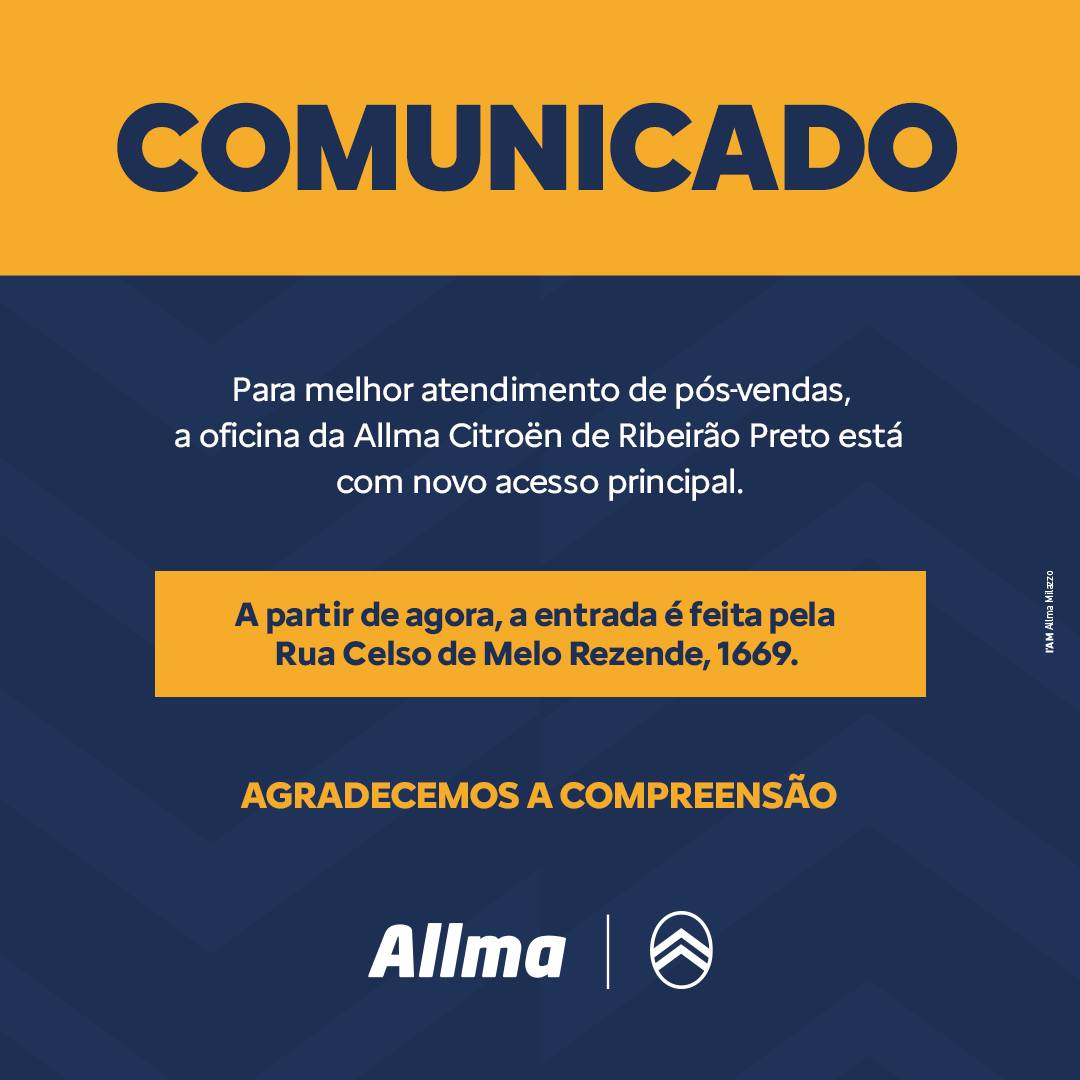 Allma Citroen - ⚠️ Atenção! Novo acesso para a oficina... | Facebook