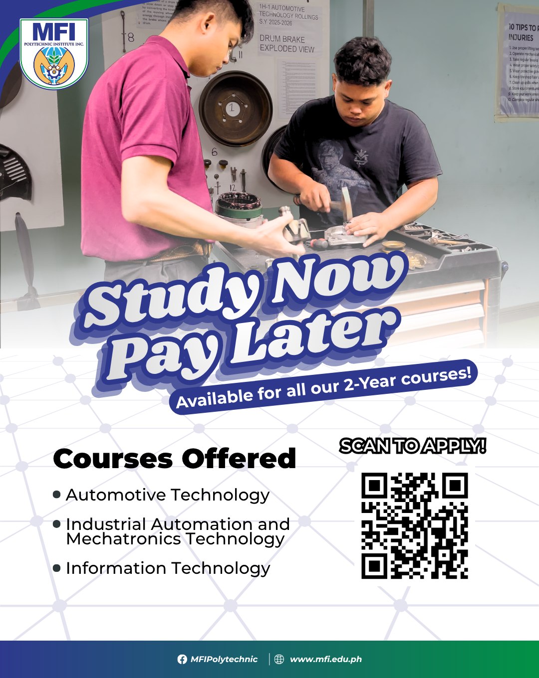 MFI - Study Now, Pay Later! 🎓 Your career upgrade just got easier! MFI ...