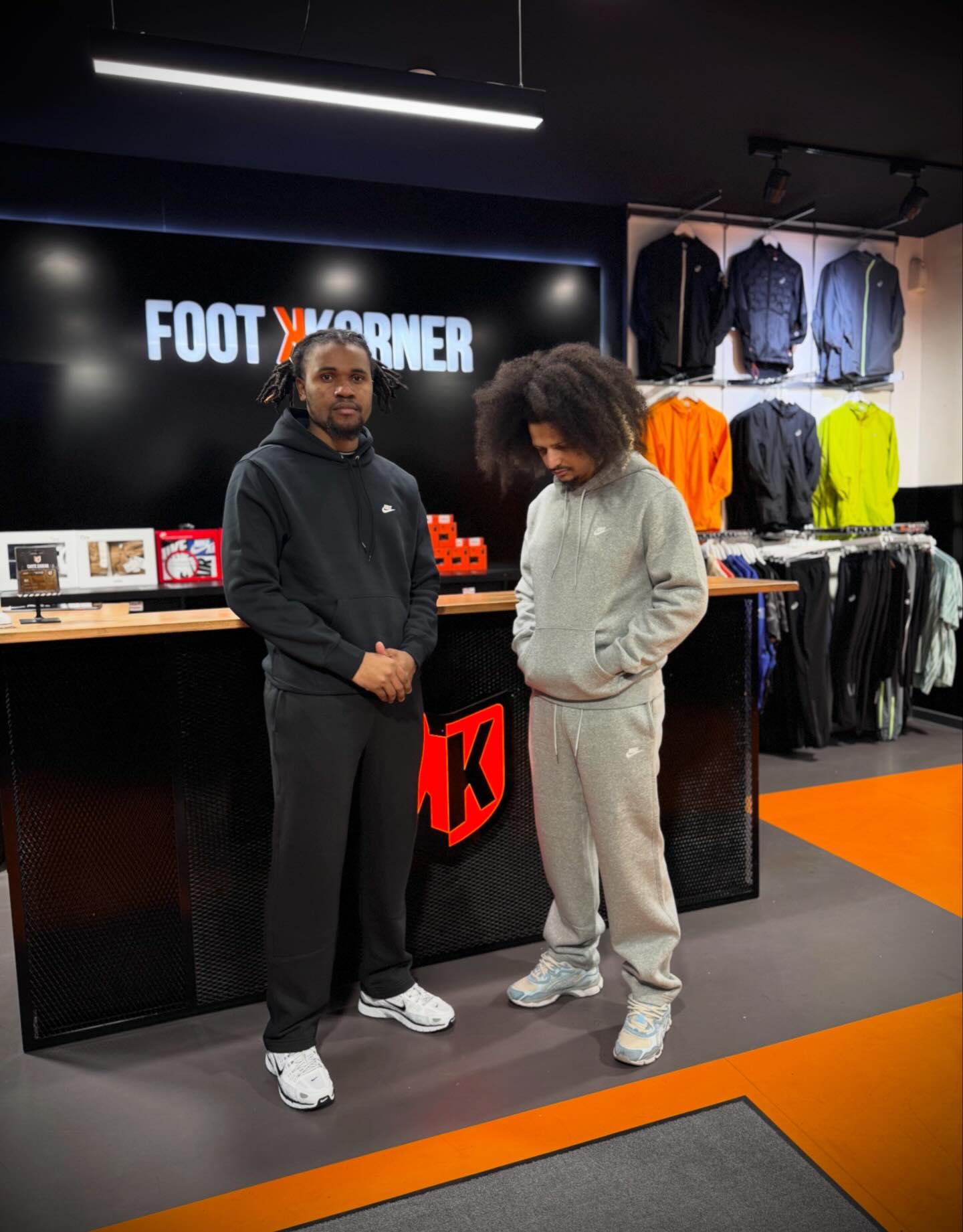 Ensemble Foot Korner Orange