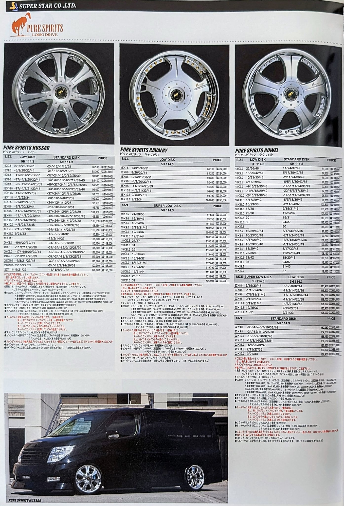 Super Star Lodio Drive Pure Spirits wheels. Pure Spirits Hussar