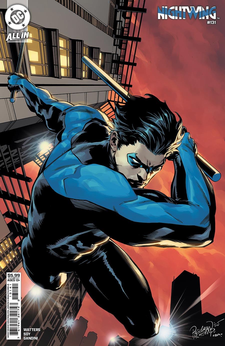 Nightwing #130 Pumpkin Spicy variant cover by Kevin Wada