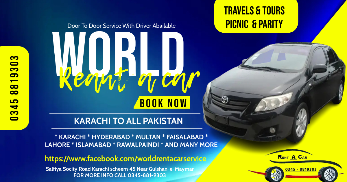 World Rent A Car | Islamabad