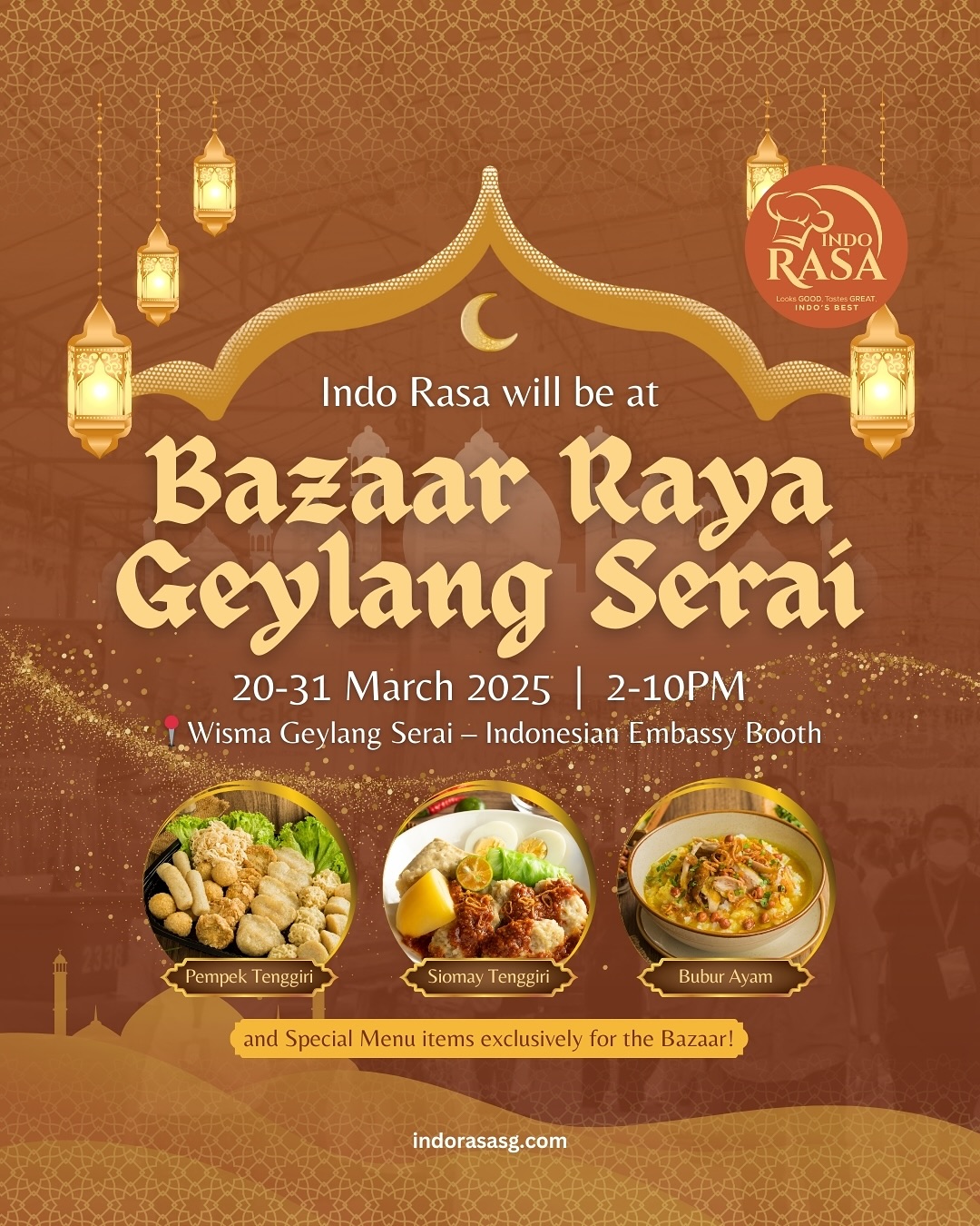 Indo Rasa Akan Hadir di Bazaar... - Indo Rasa Singapore | Facebook