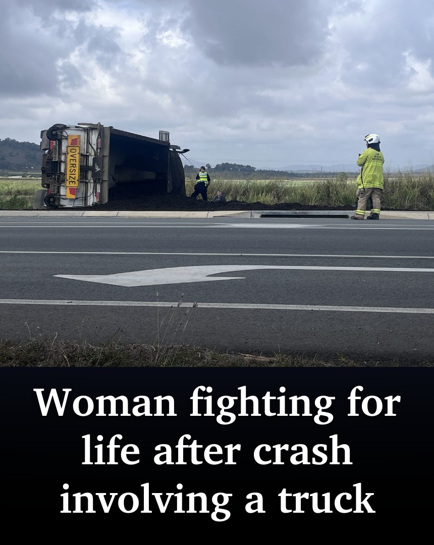 Daily - A young woman is fighting for life after rescue crews freed her ...