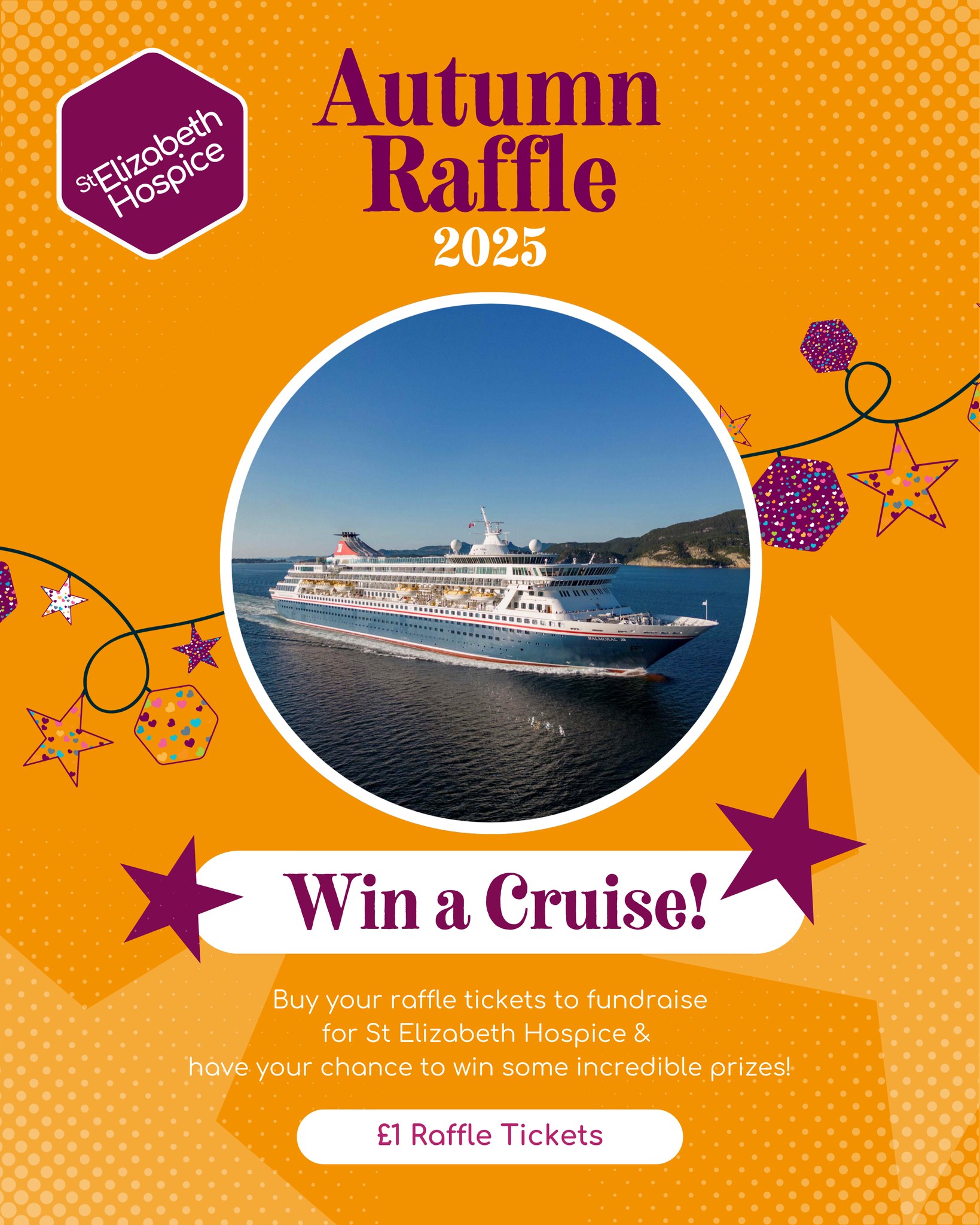 🌟 Our Autumn Raffle is now open! 🌟... - St Elizabeth Hospice | Facebook