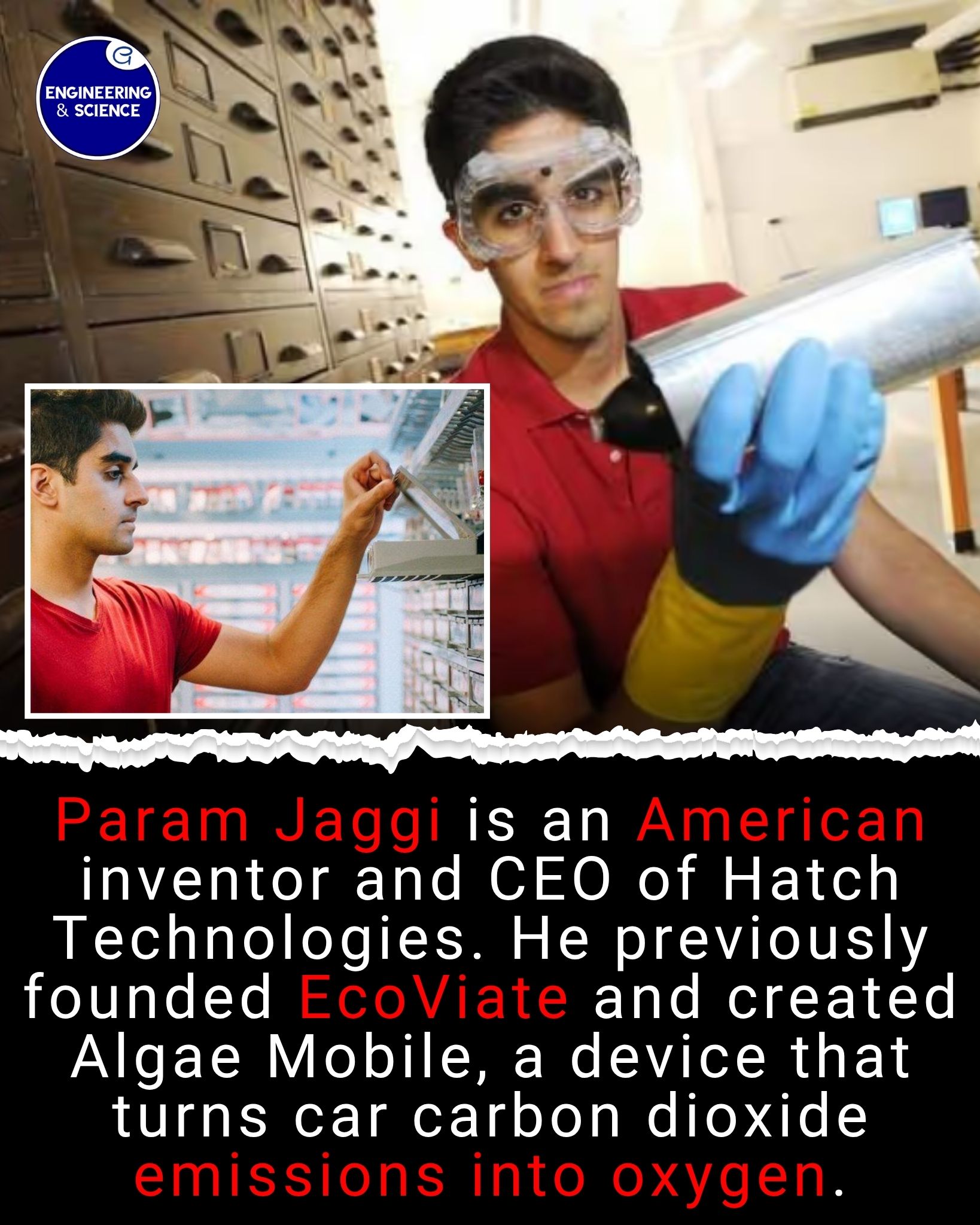Param Jaggi, born on April 18, 1994, is an American inventor and