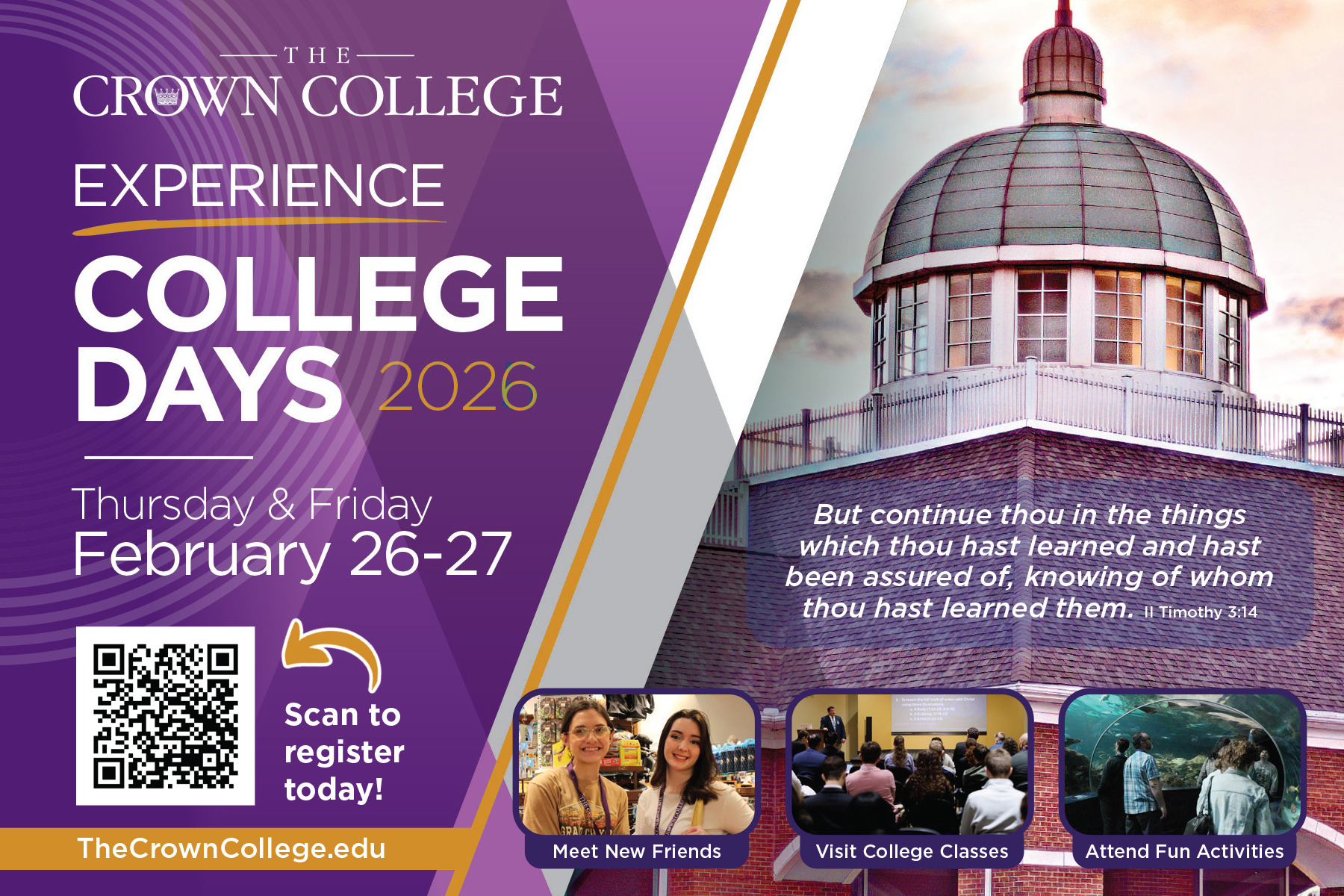 The Crown College added a new photo. - The Crown College