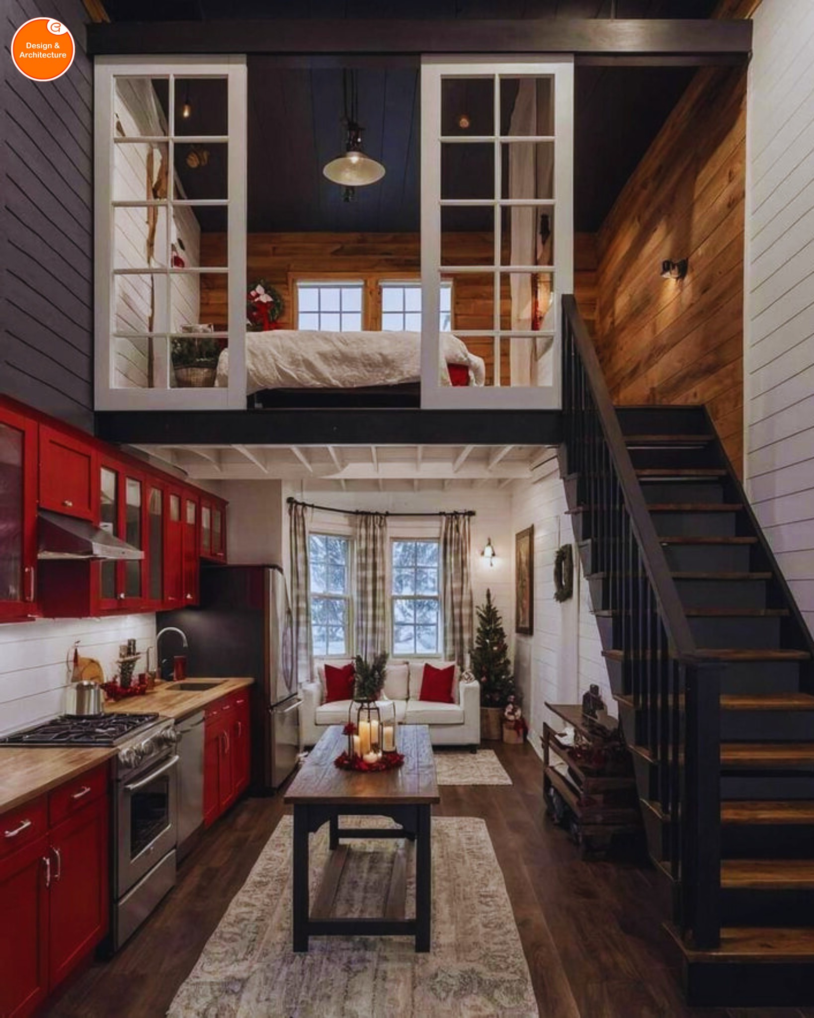 Design - This cozy yet stylish tiny home interior showcases the perfect ...