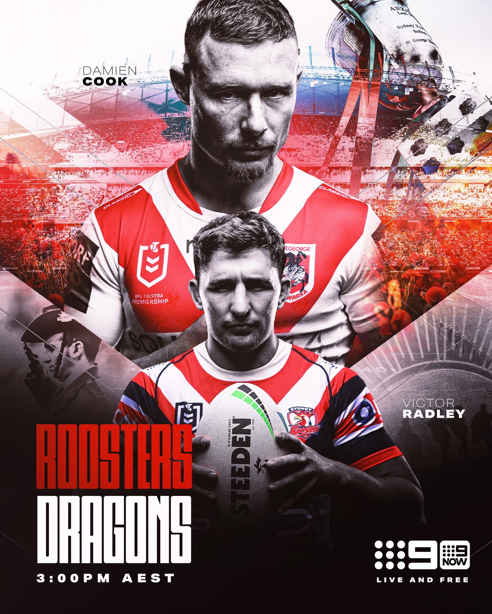 NRL on Nine - A MASSIVE double-header of Anzac Day footy.... | Facebook