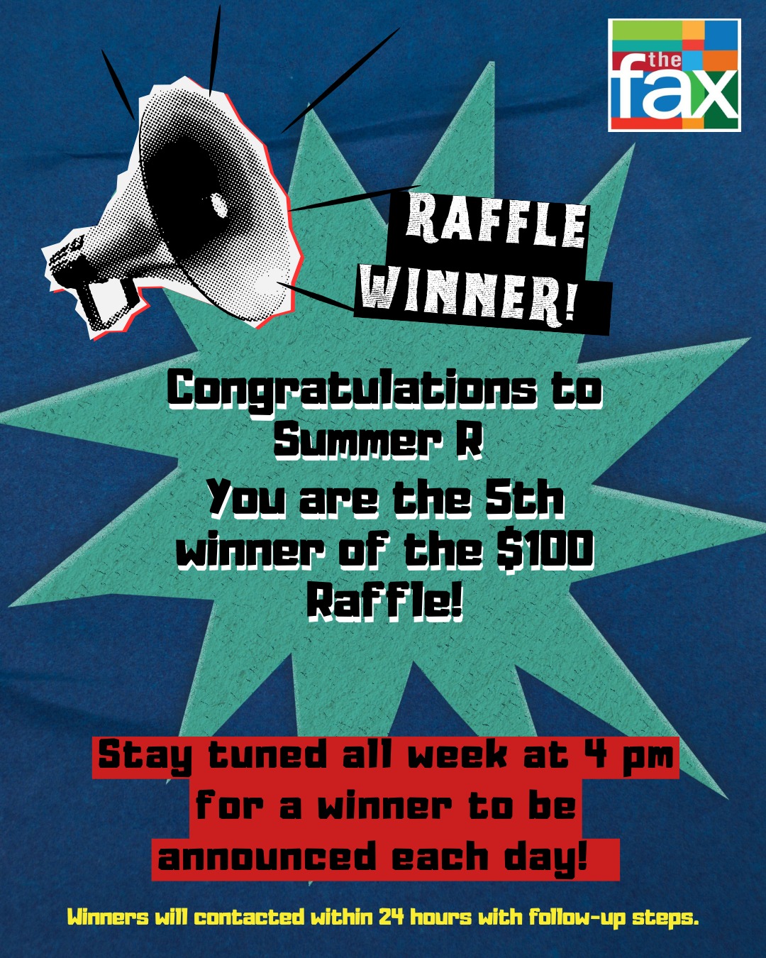 🎉 Congratulations to our 5th raffle... - The Fax Partnership | Facebook