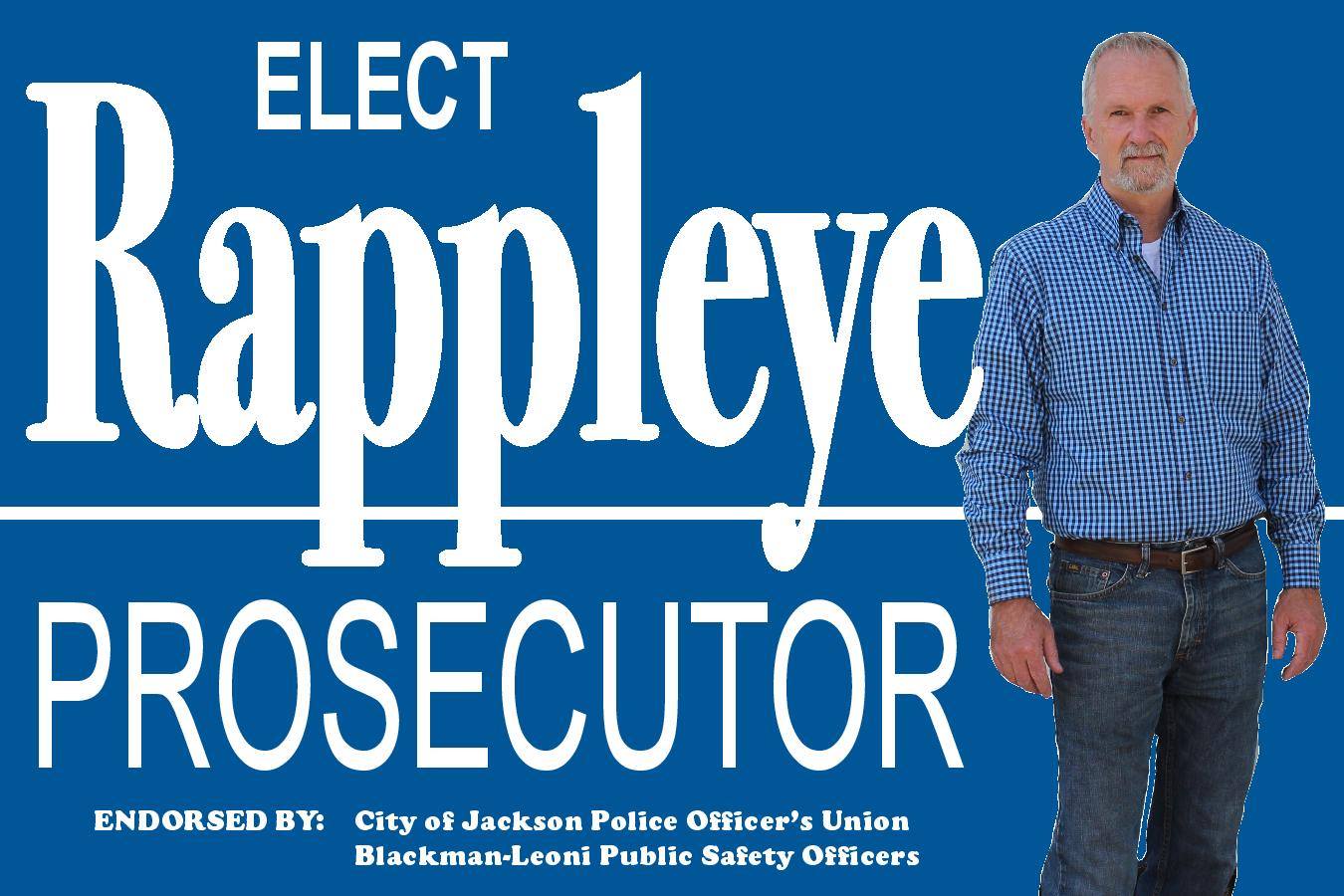Rappleye for Prosecutor | Jackson MI