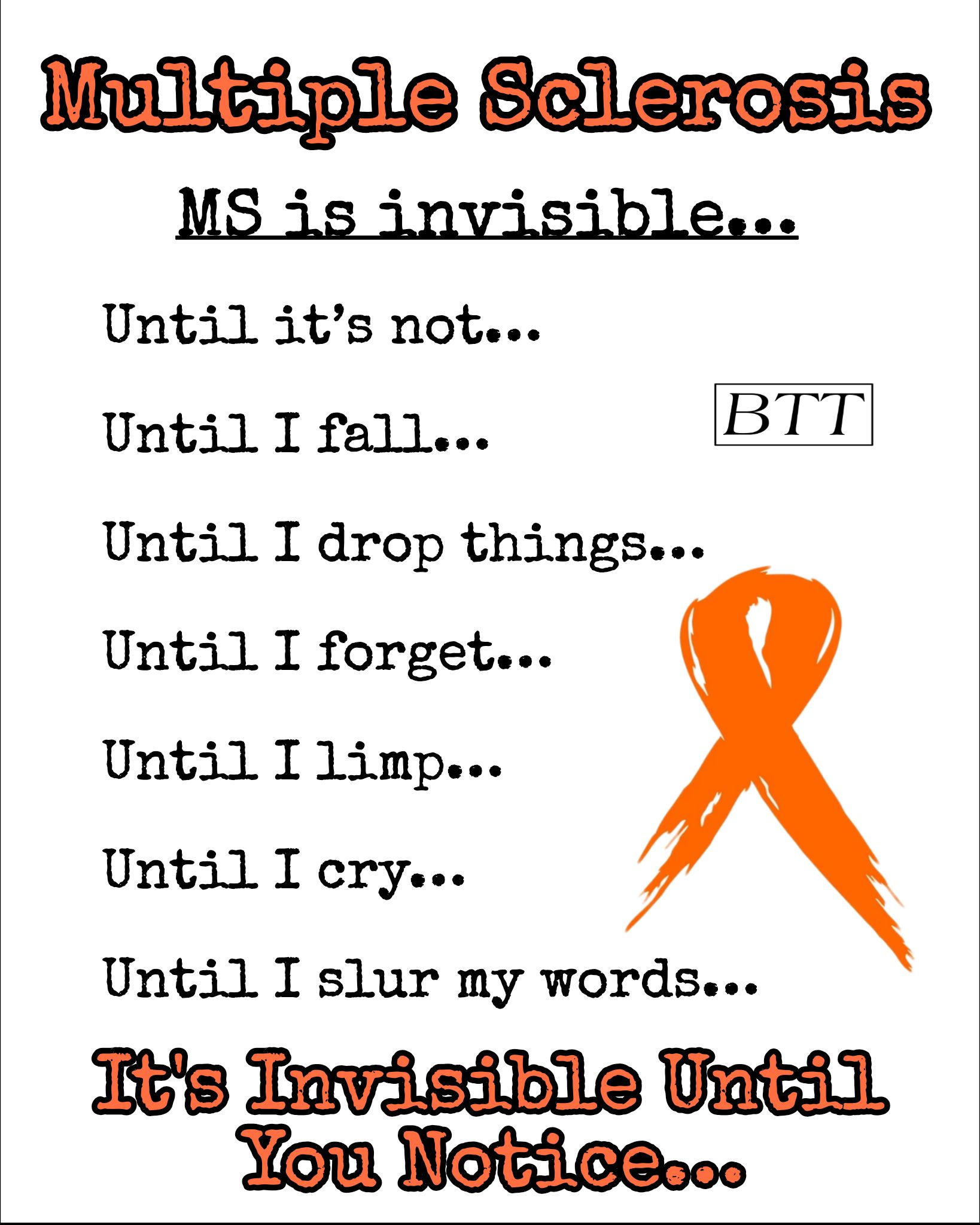 Robert Gillett - Multiple Sclerosis 🧡🎗 It's invisible,... | Facebook