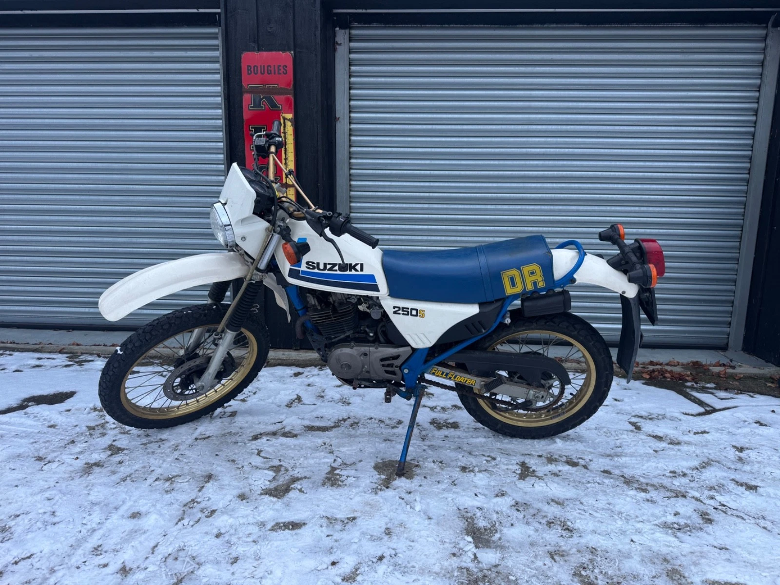 Check out this classic 1985 Suzuki DR250 S, running smoothly with