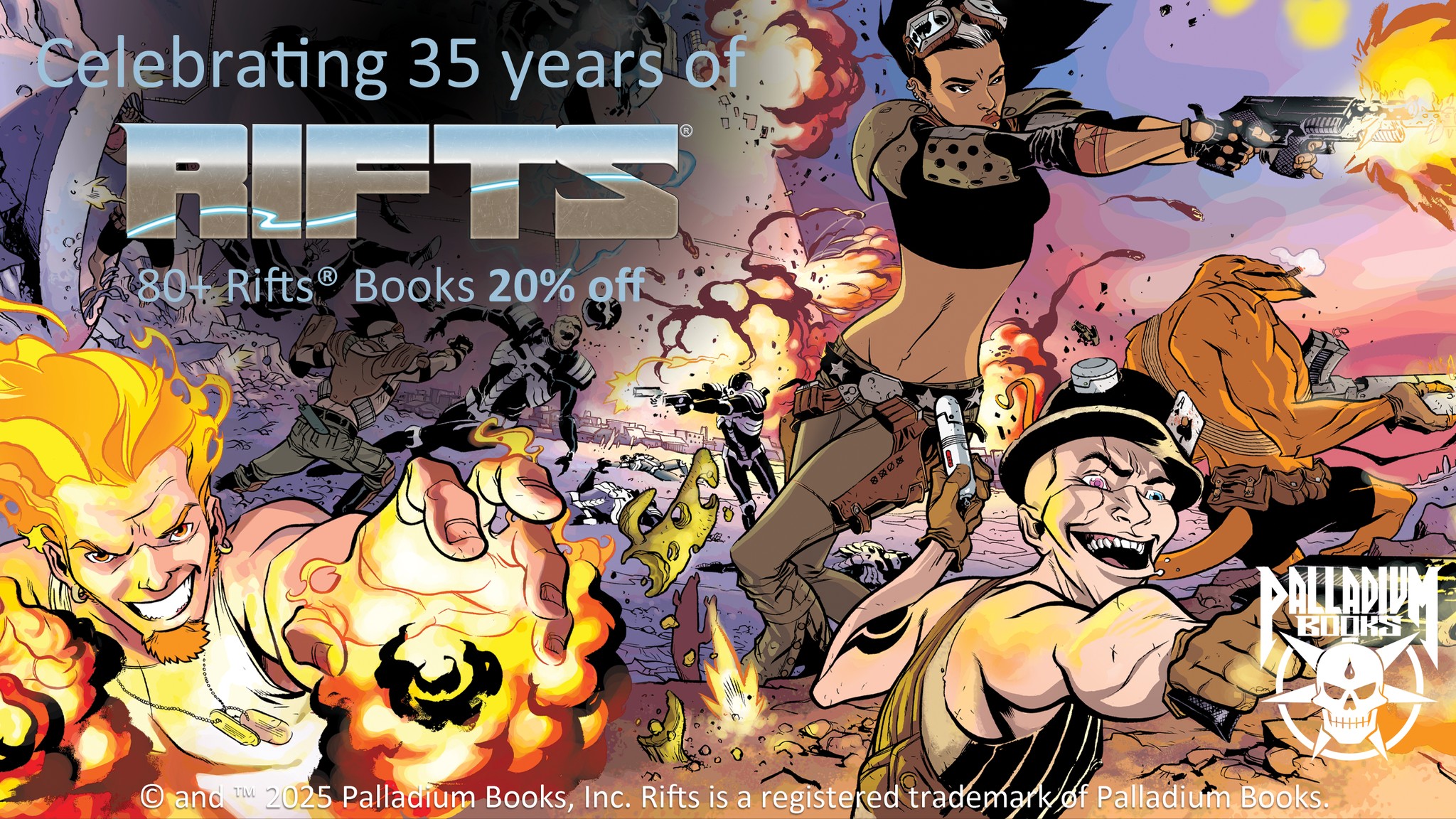 Palladium - Celebrating 35 Years of Rifts® — One Game System, Every ...