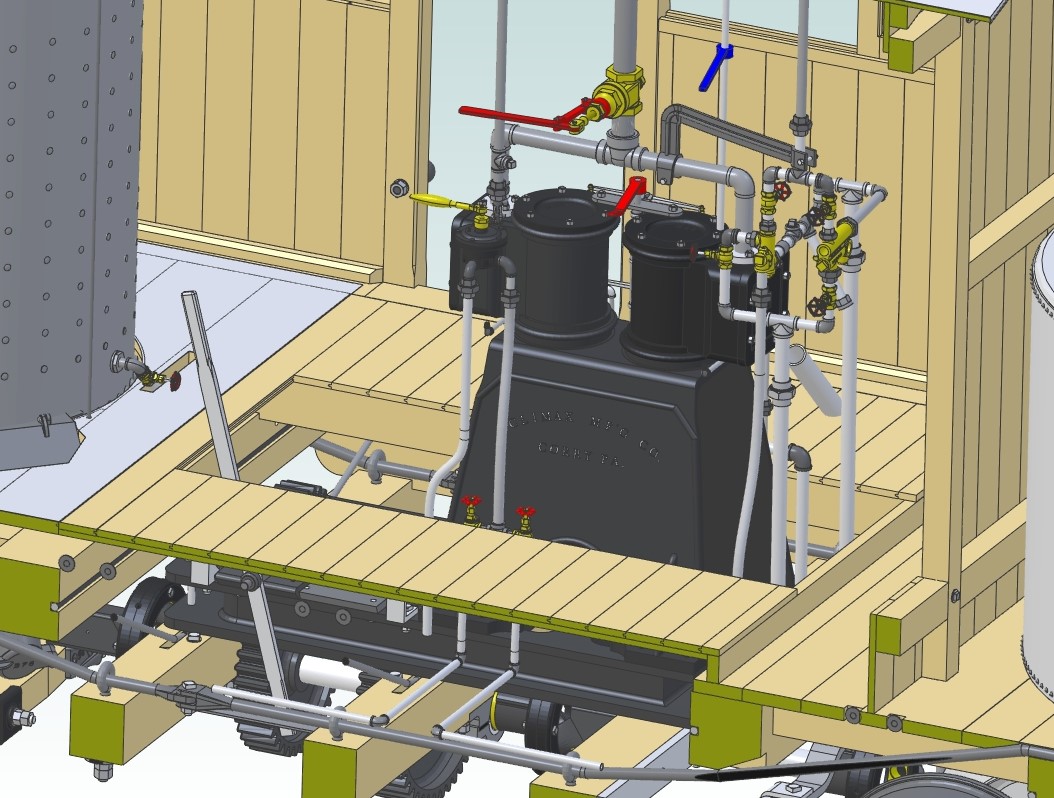 Corry - One of the 3-D CAD renderings of the engine and the steam and ...