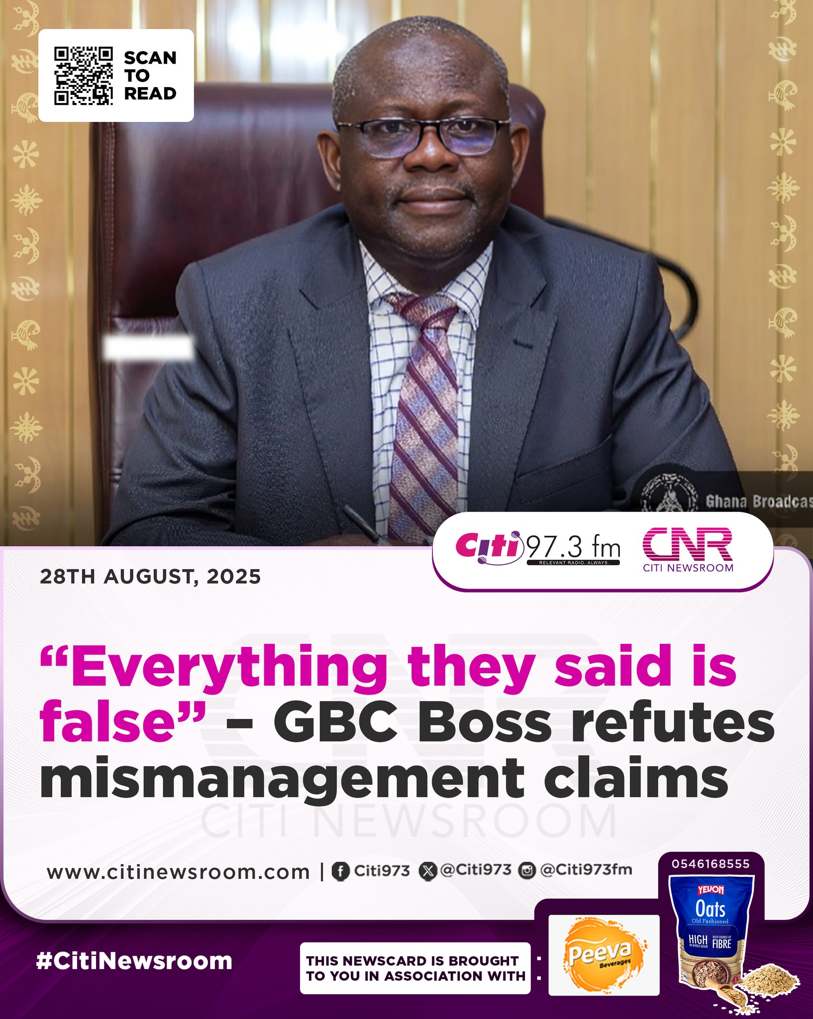 Citi 97.3 FM - The Director-General of the Ghana... | Facebook