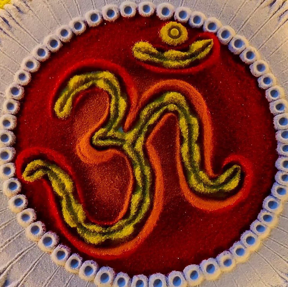 Creative rangoli design for festival | Fairy Rangoli